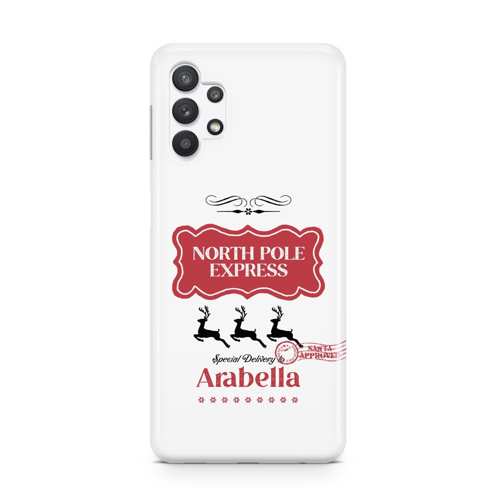 North Pole Express Personalised Samsung A32 5G Case