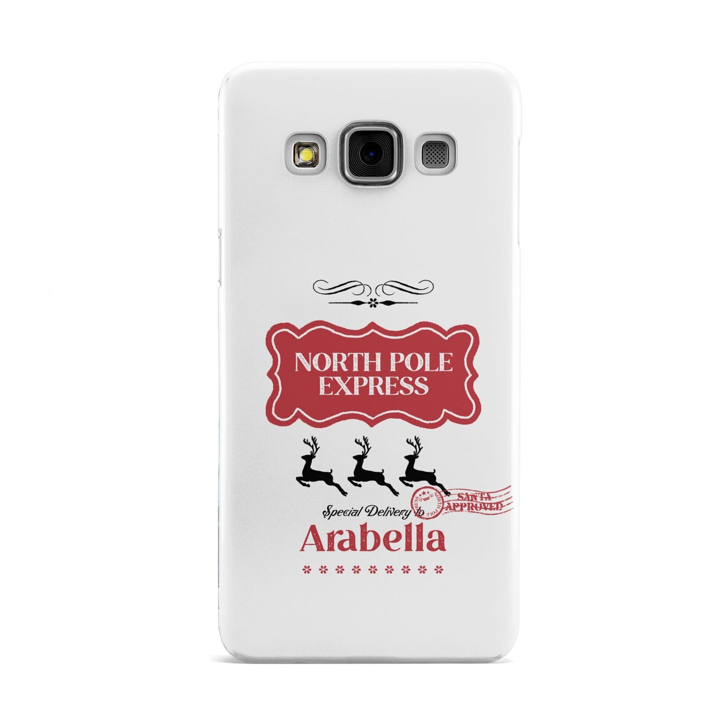 North Pole Express Personalised Samsung Galaxy A3 Case