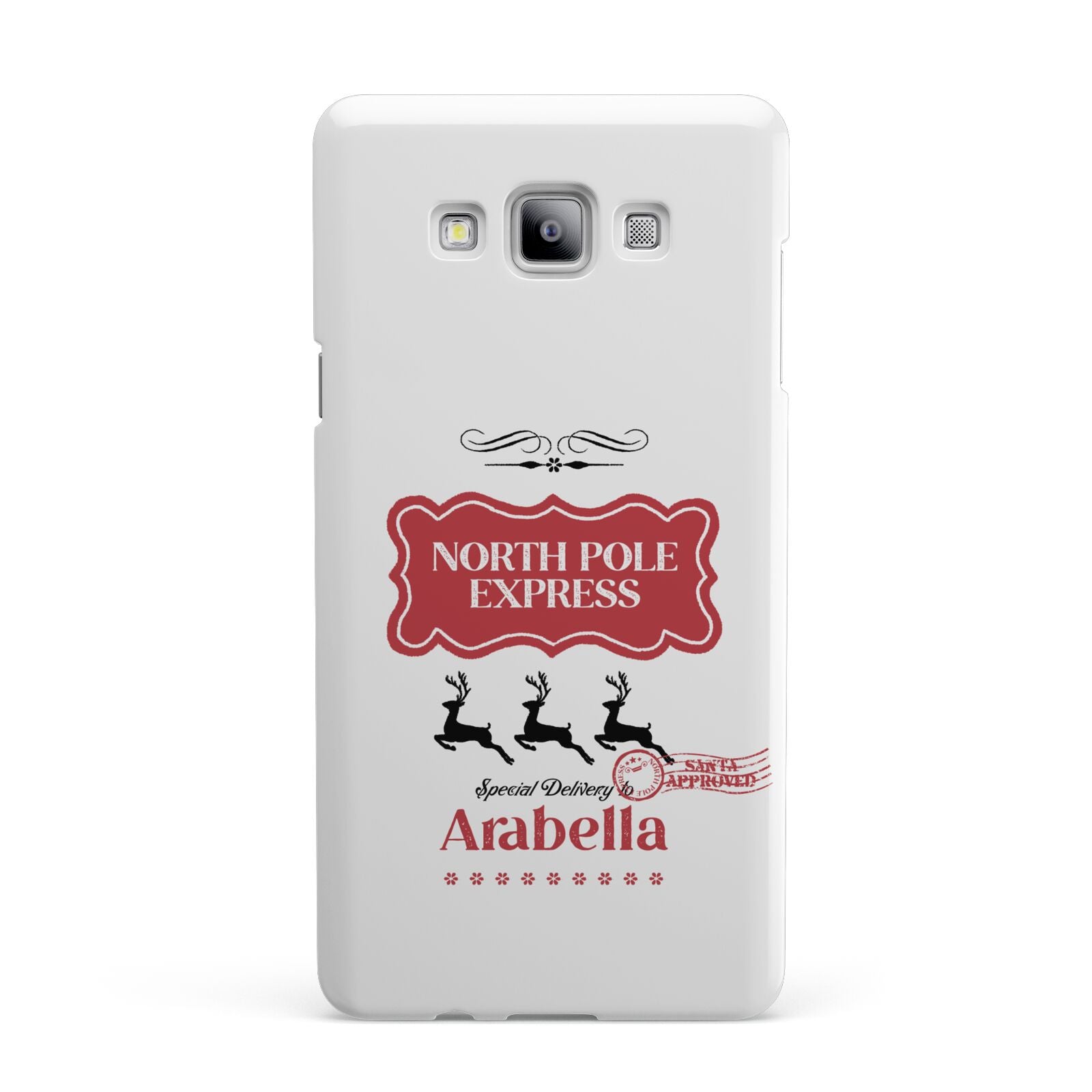 North Pole Express Personalised Samsung Galaxy A7 2015 Case