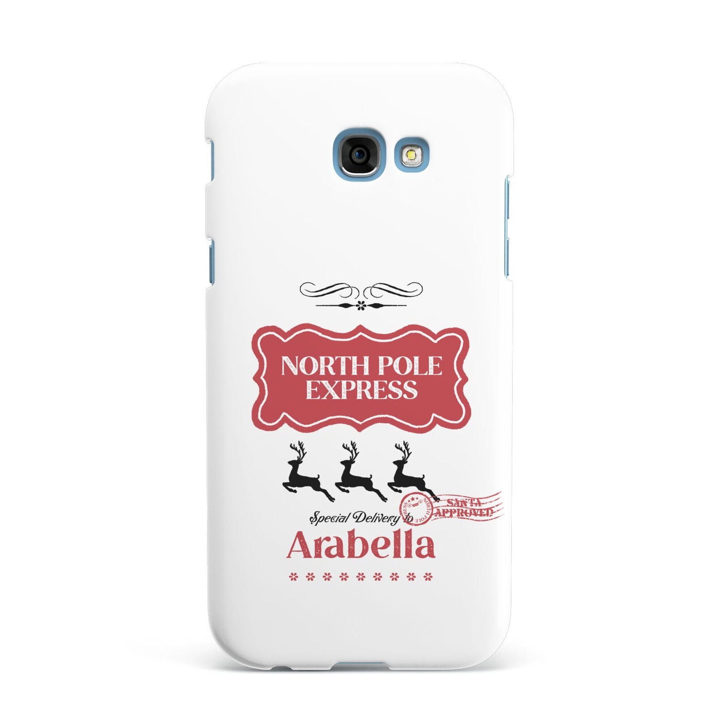 North Pole Express Personalised Samsung Galaxy A7 2017 Case