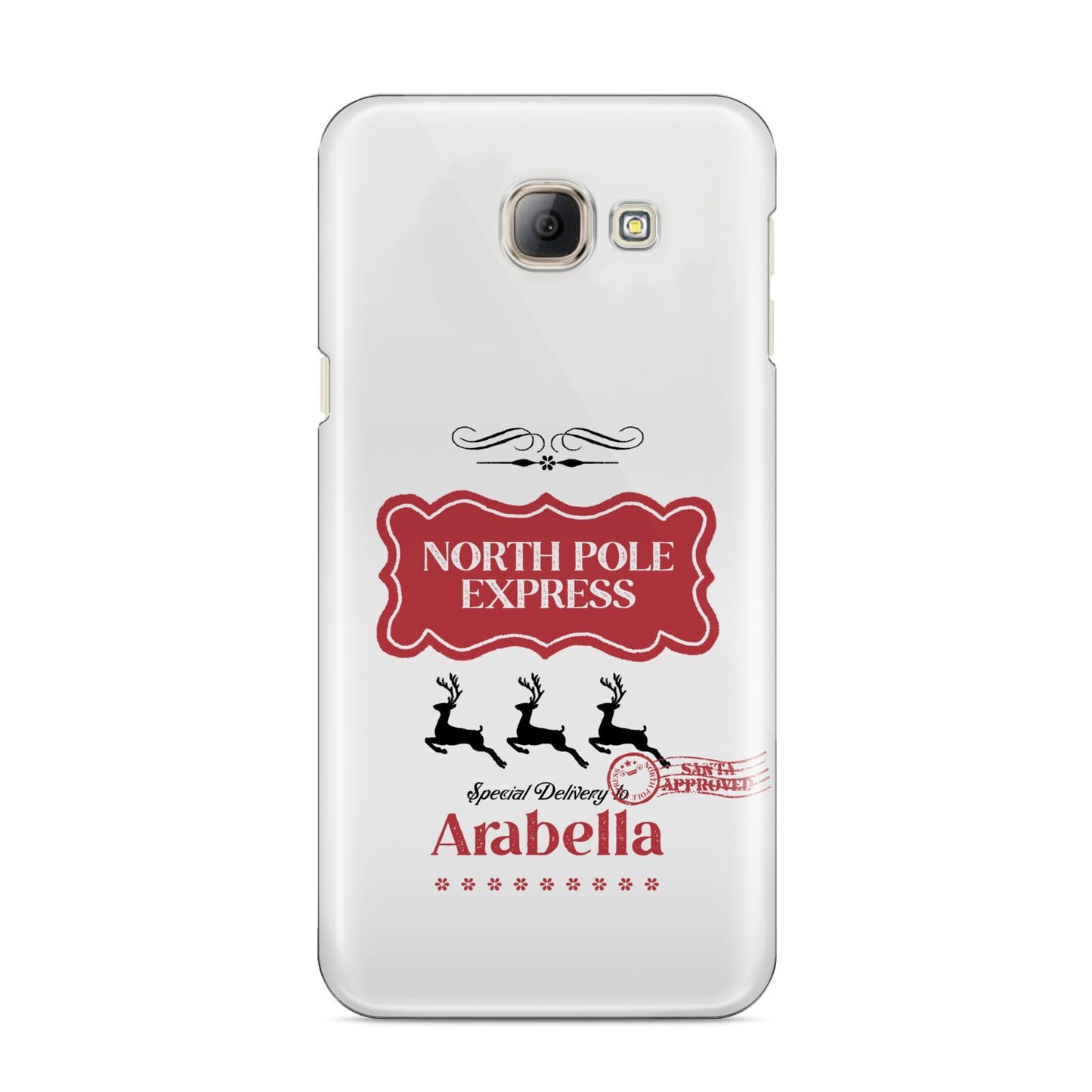 North Pole Express Personalised Samsung Galaxy A8 2016 Case