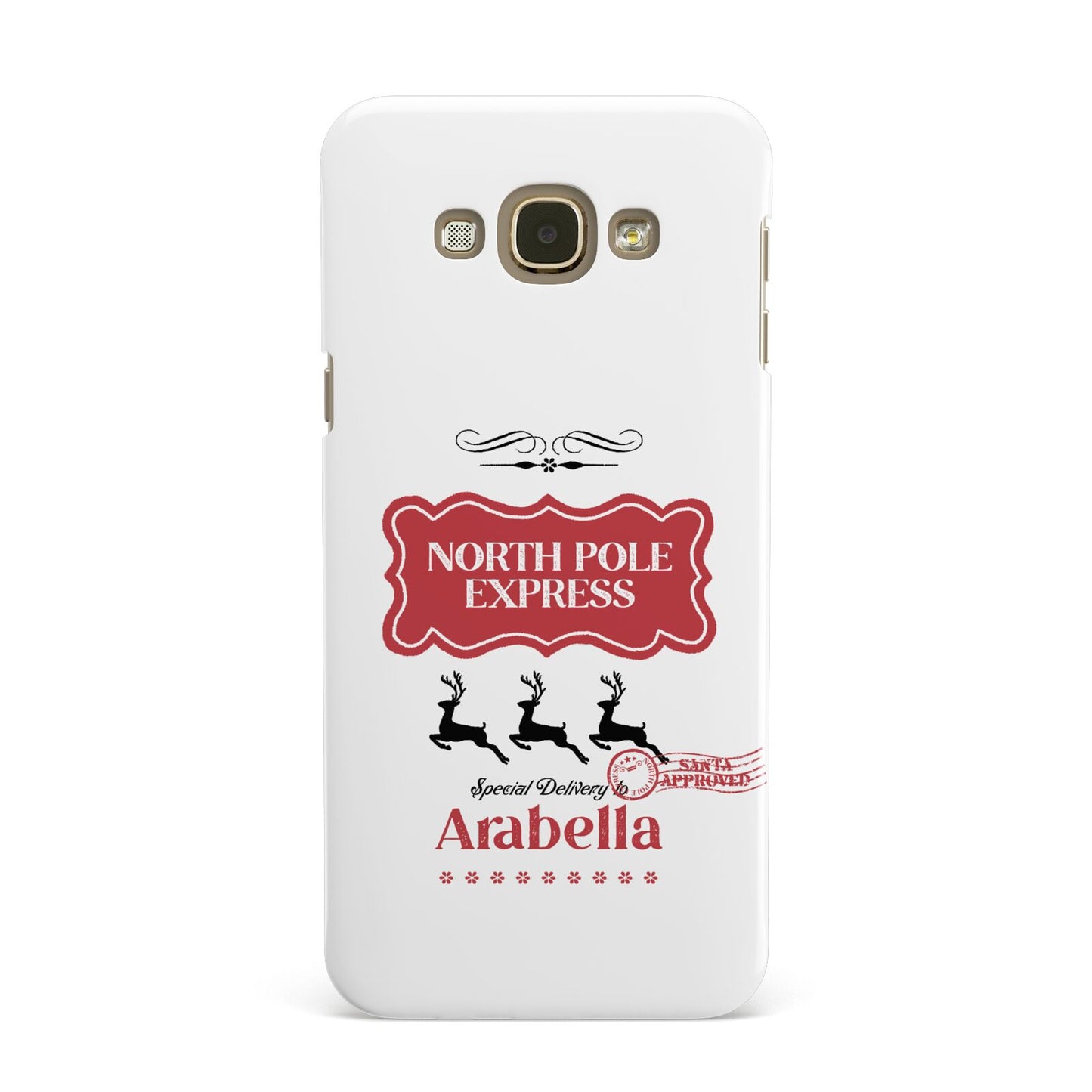 North Pole Express Personalised Samsung Galaxy A8 Case