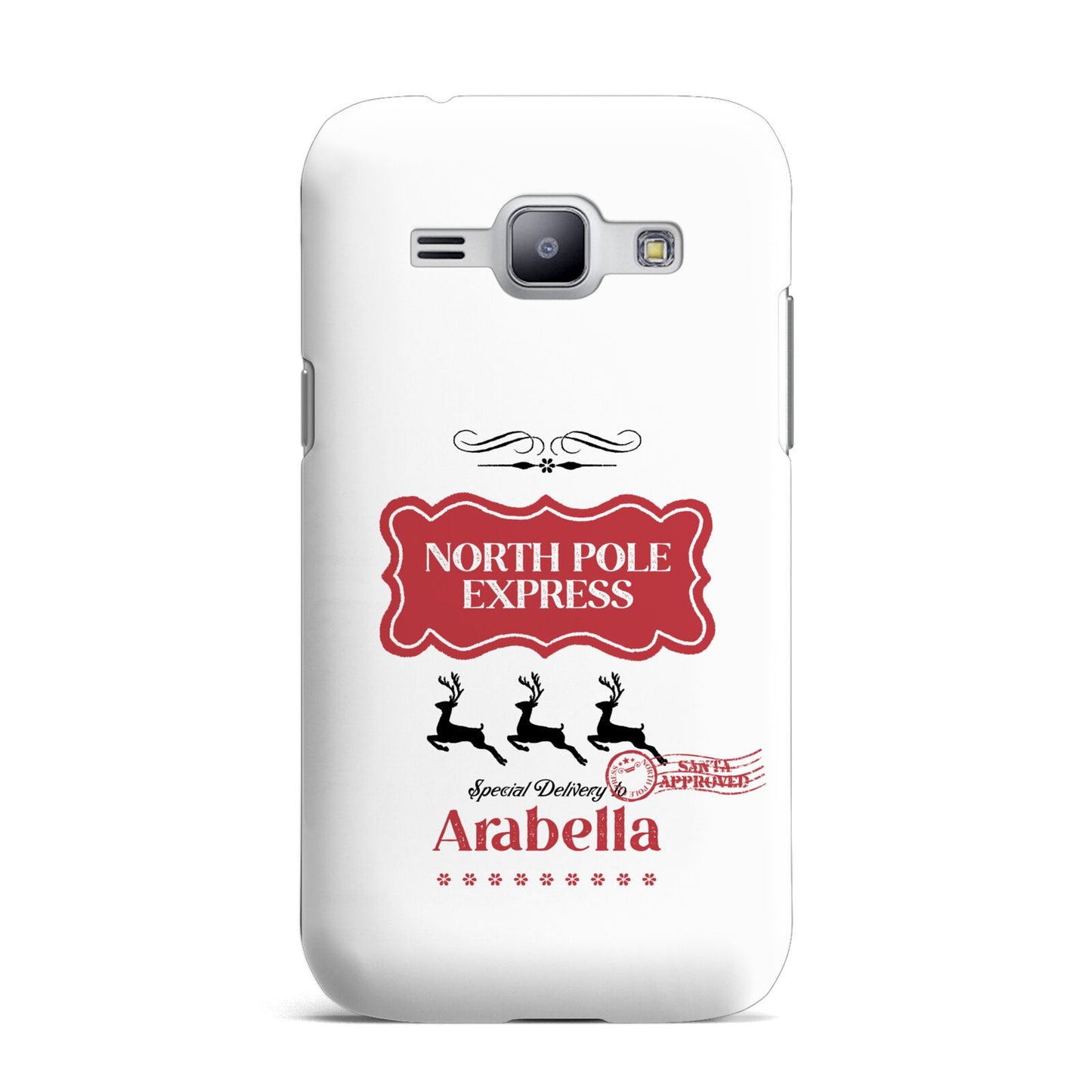 North Pole Express Personalised Samsung Galaxy J1 2015 Case