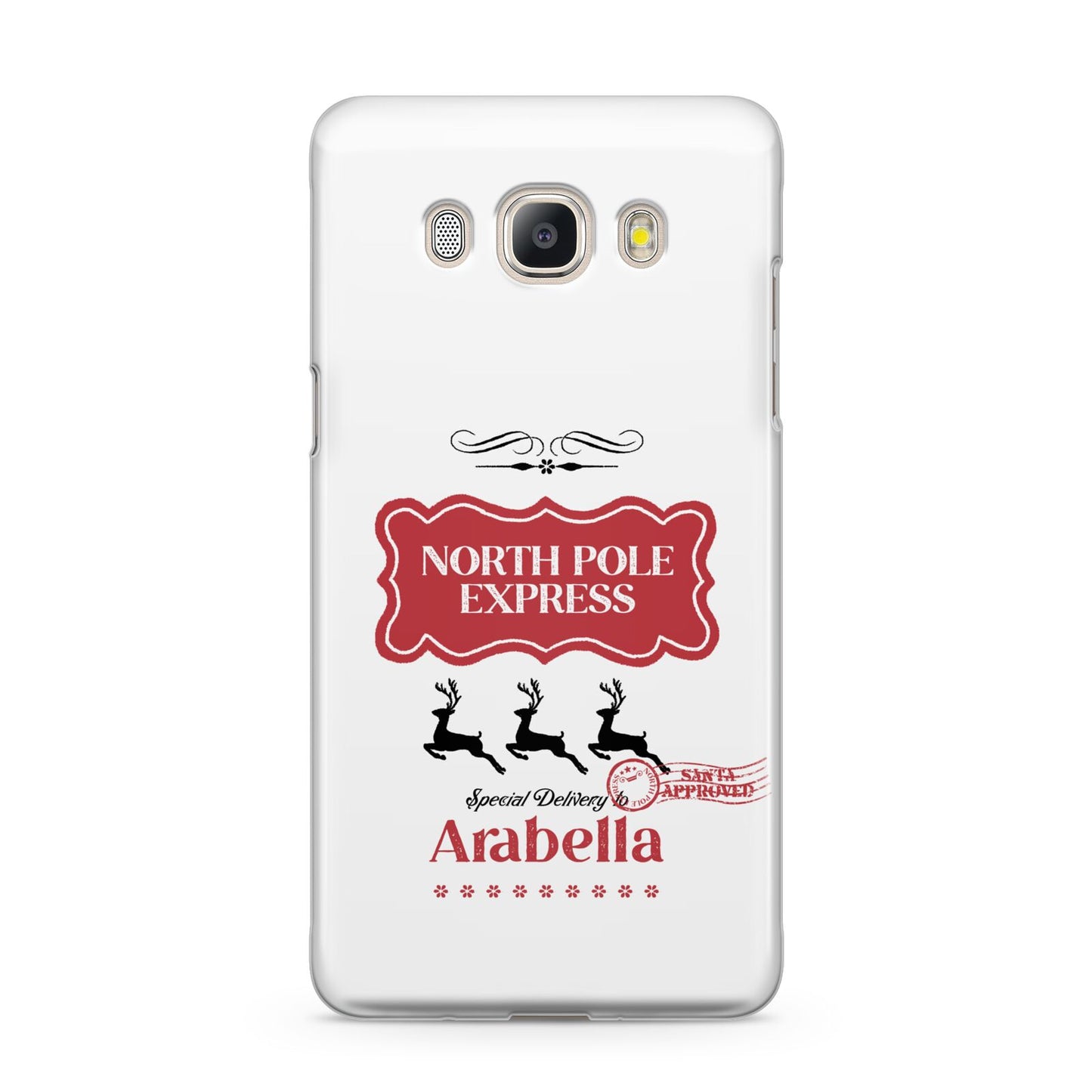 North Pole Express Personalised Samsung Galaxy J5 2016 Case