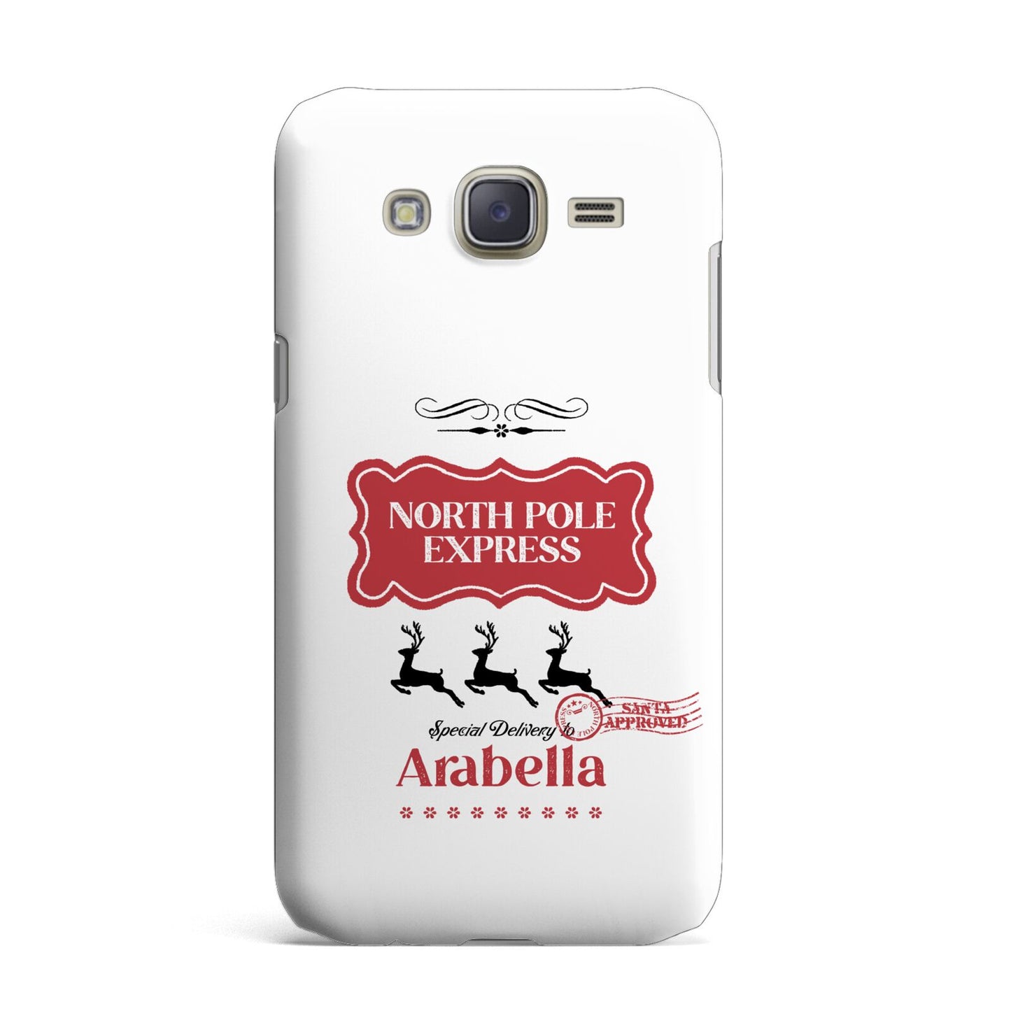 North Pole Express Personalised Samsung Galaxy J7 Case