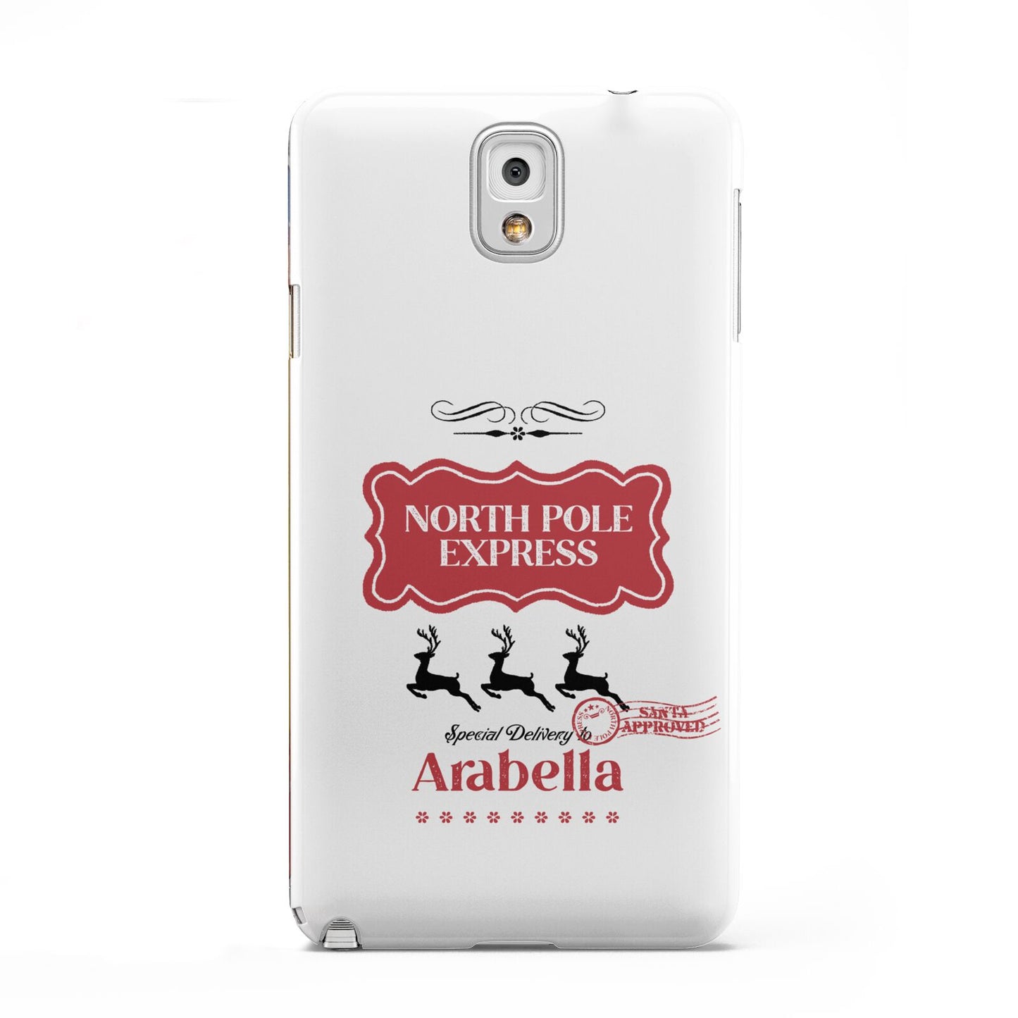 North Pole Express Personalised Samsung Galaxy Note 3 Case