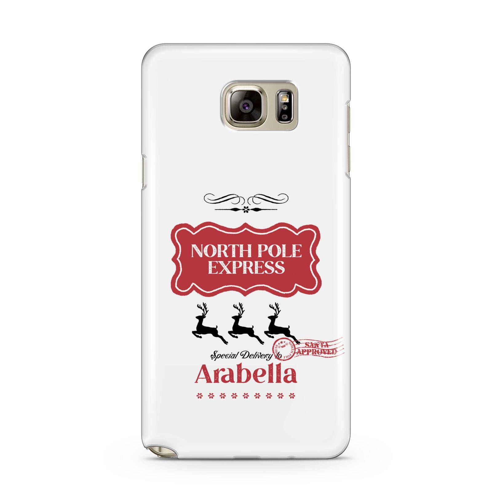 North Pole Express Personalised Samsung Galaxy Note 5 Case