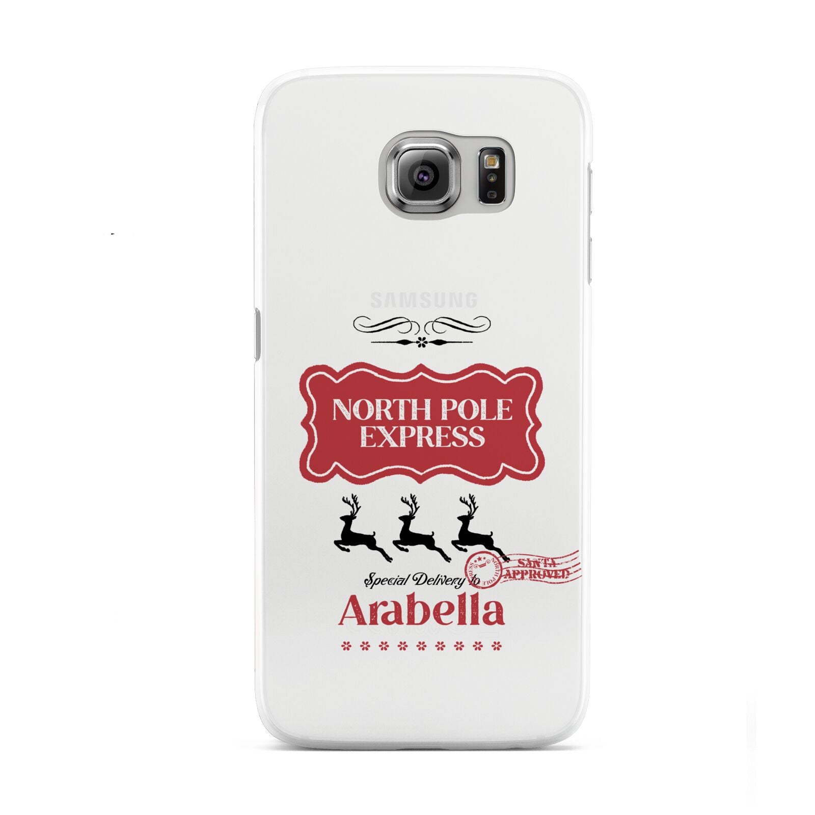 North Pole Express Personalised Samsung Galaxy S6 Case