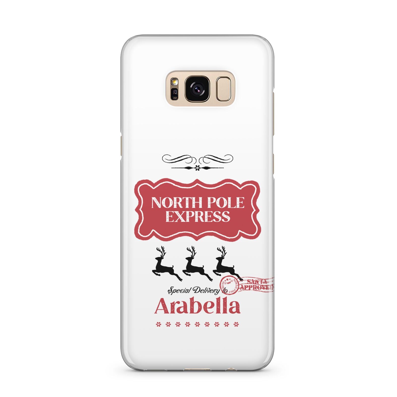 North Pole Express Personalised Samsung Galaxy S8 Plus Case