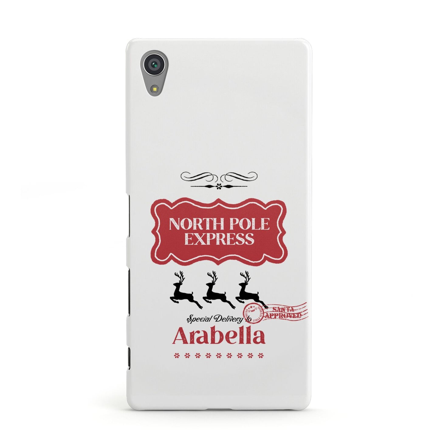 North Pole Express Personalised Sony Xperia Case