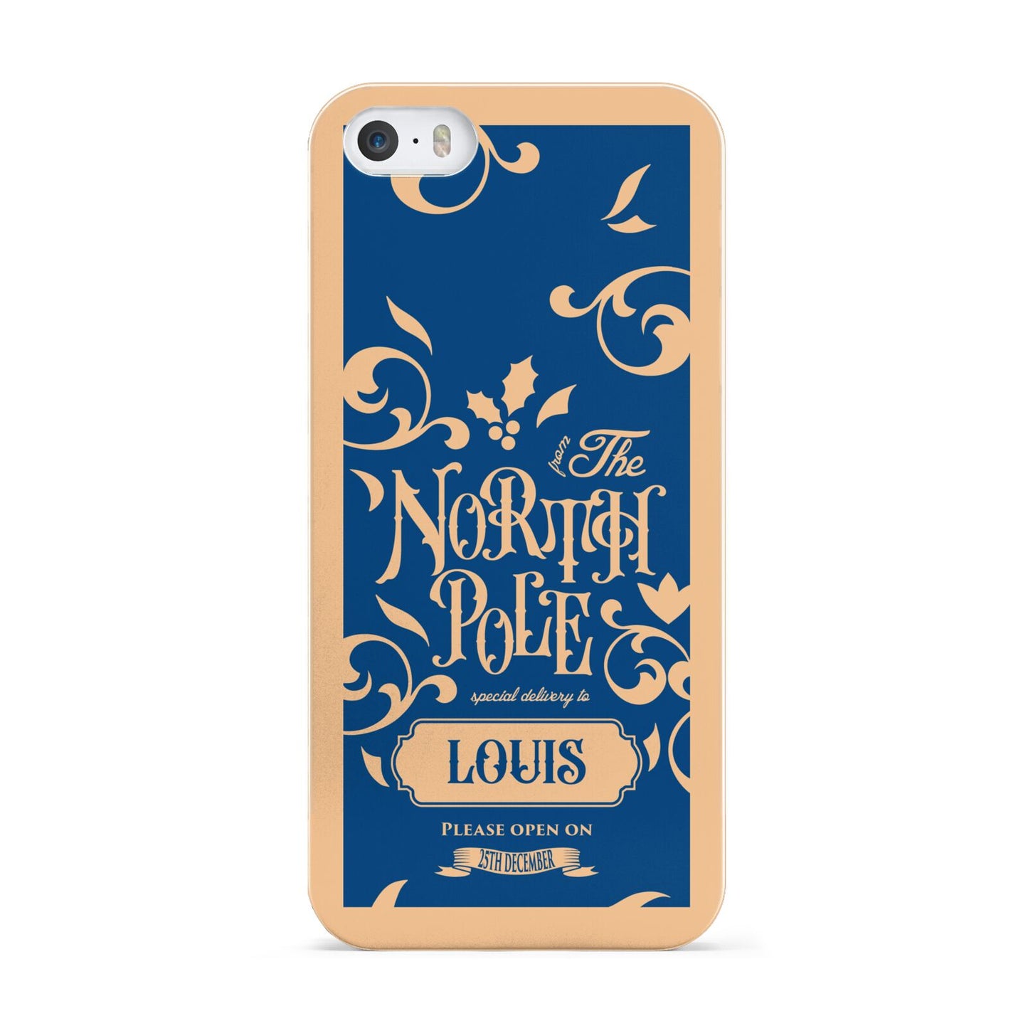 North Pole Personalised Apple iPhone 5 Case