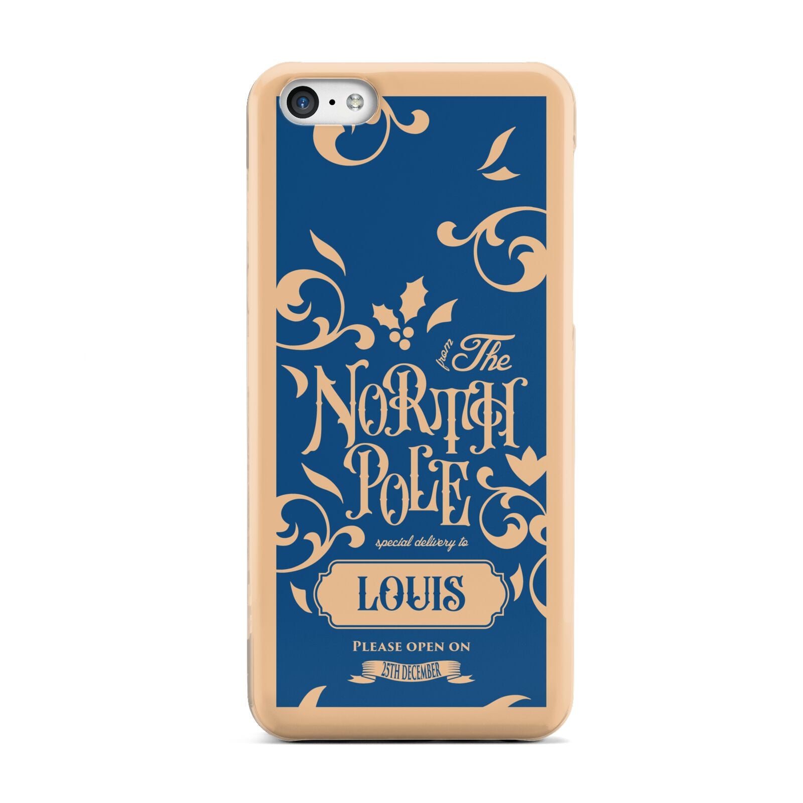 North Pole Personalised Apple iPhone 5c Case