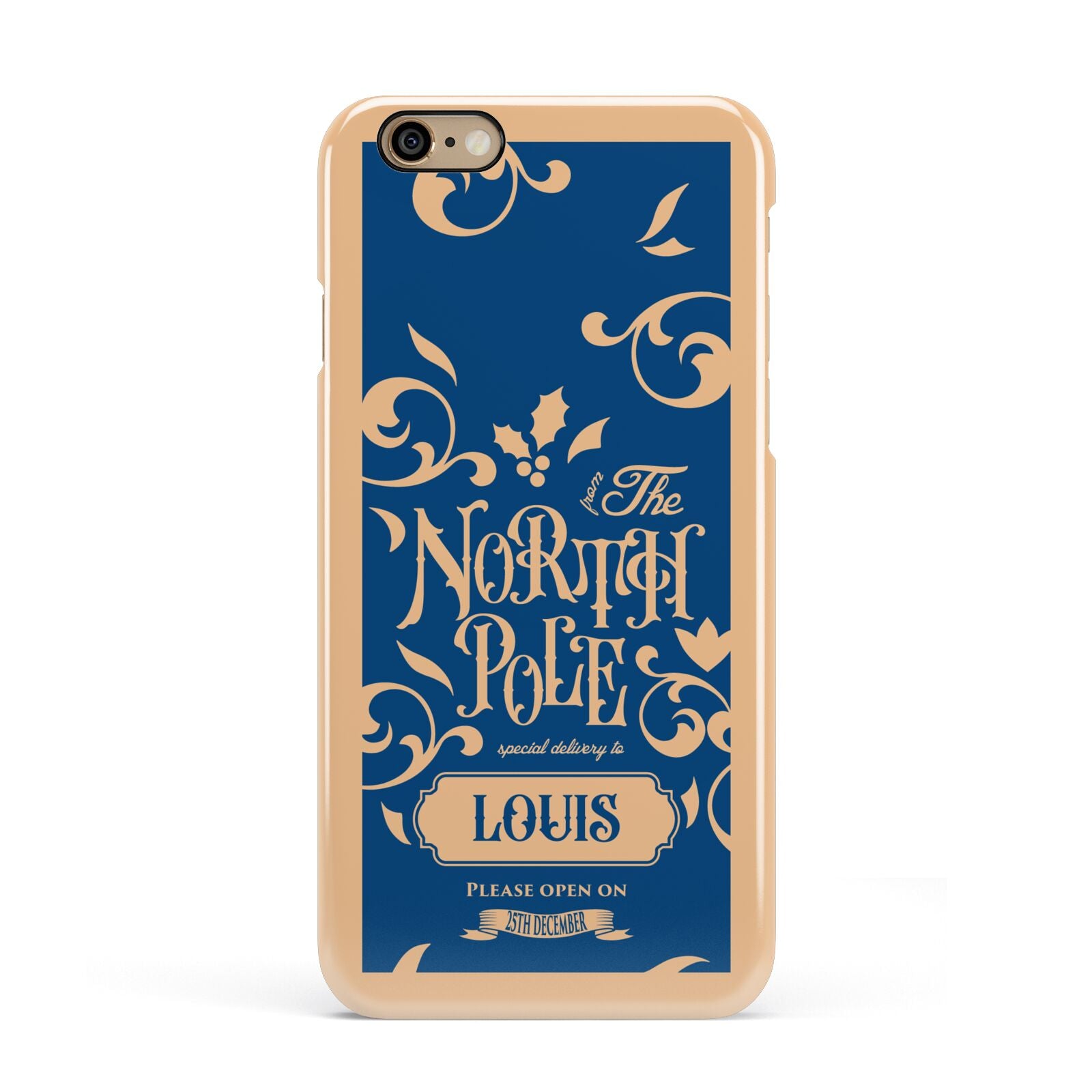 North Pole Personalised Apple iPhone 6 3D Snap Case