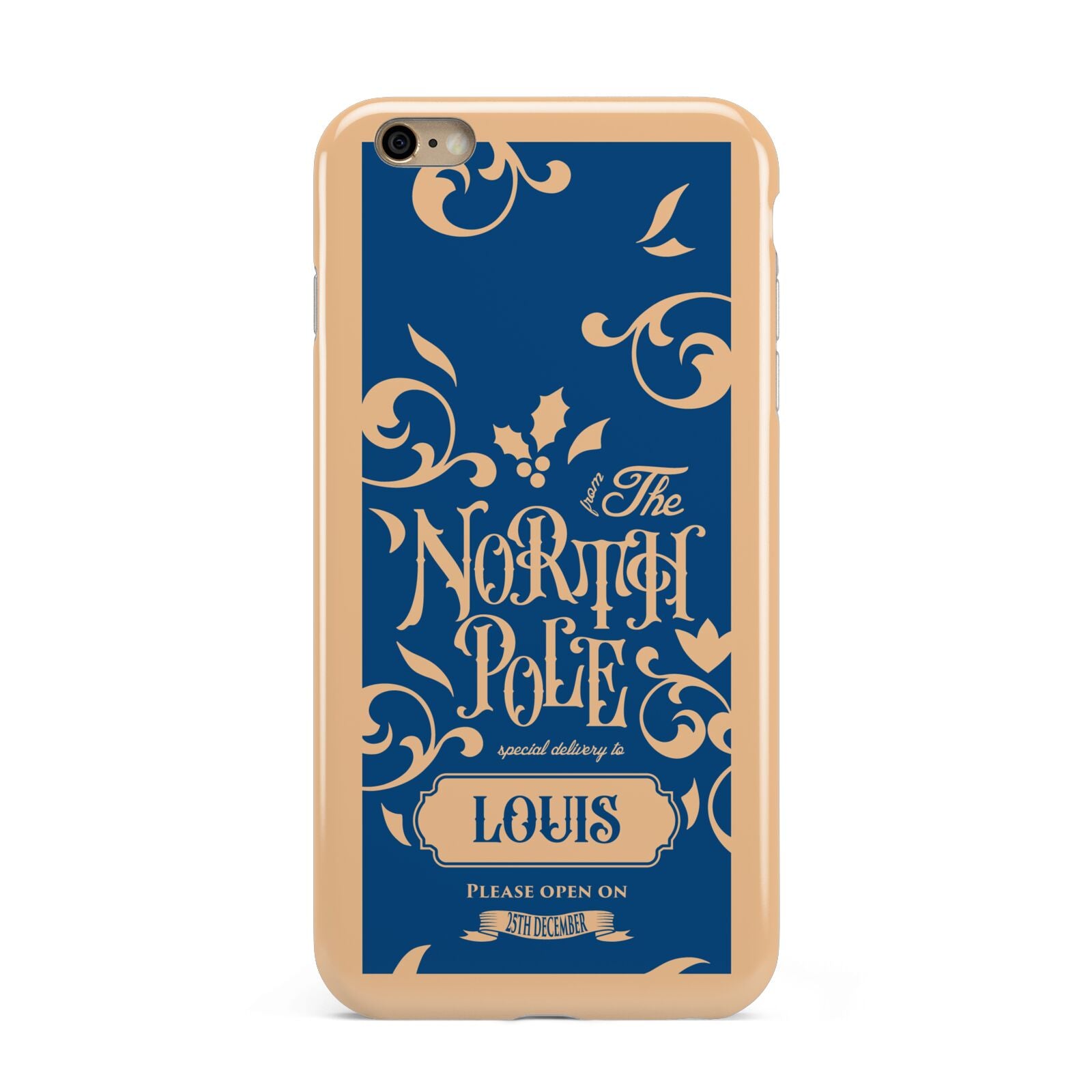 North Pole Personalised Apple iPhone 6 Plus 3D Tough Case