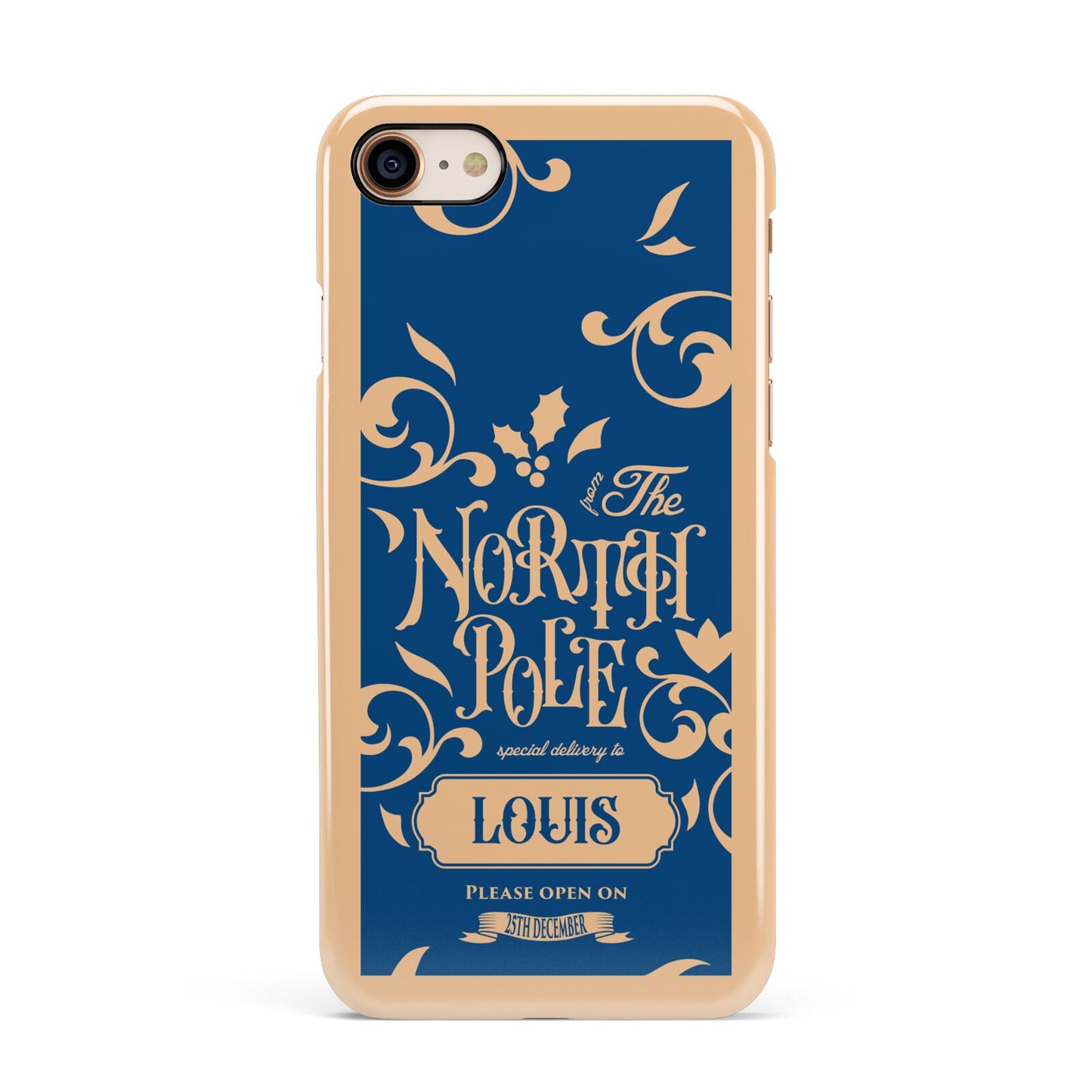 North Pole Personalised Apple iPhone 7 8 3D Snap Case