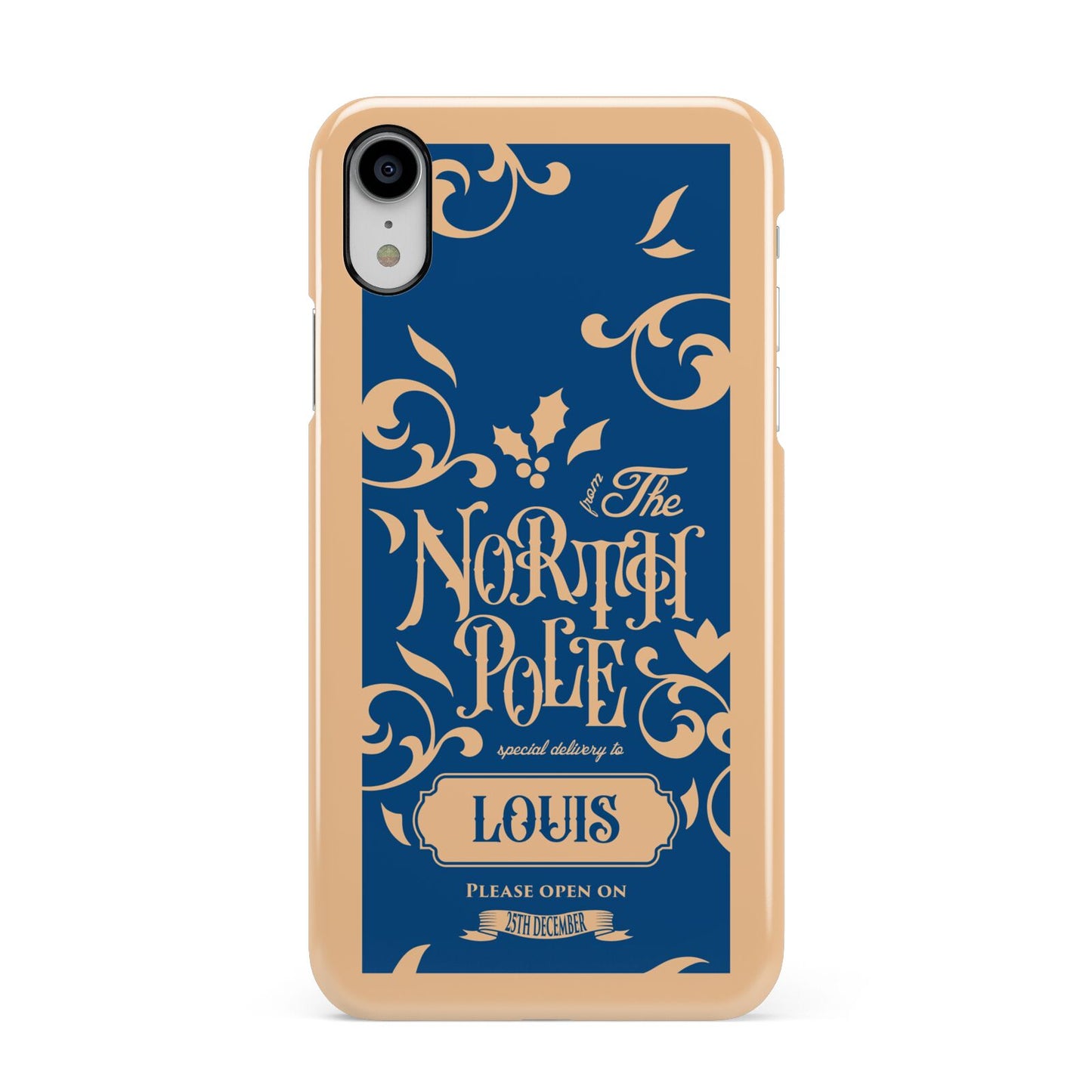 North Pole Personalised Apple iPhone XR White 3D Snap Case