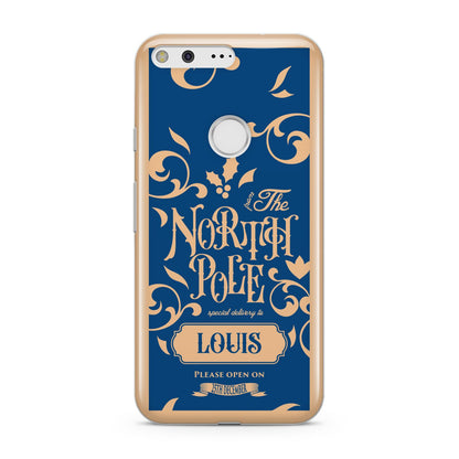 North Pole Personalised Google Pixel Case