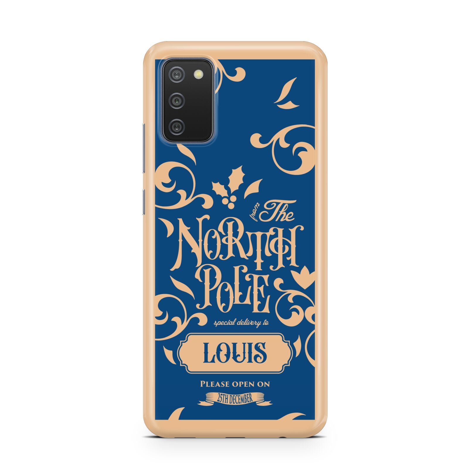 North Pole Personalised Samsung A02s Case