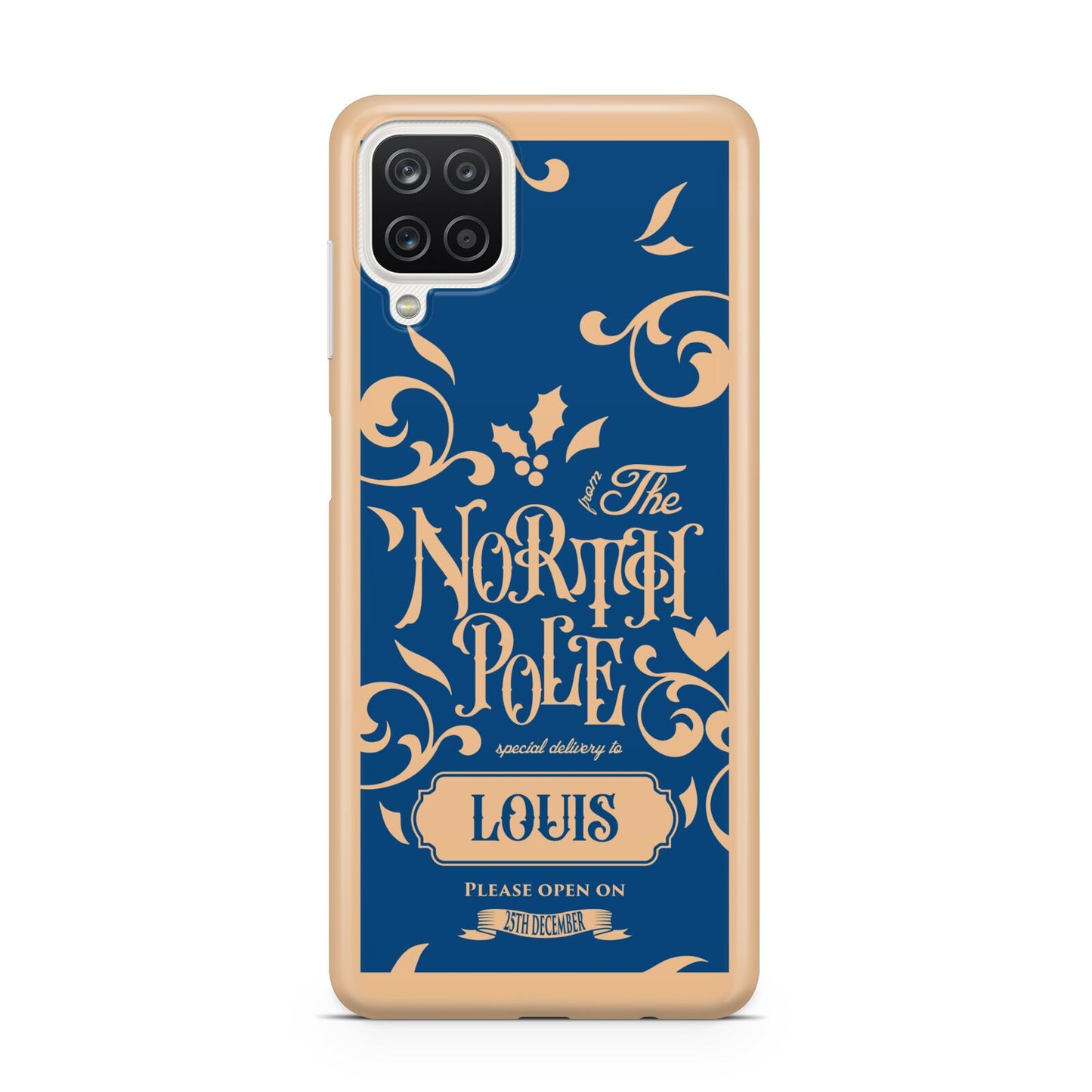 North Pole Personalised Samsung A12 Case