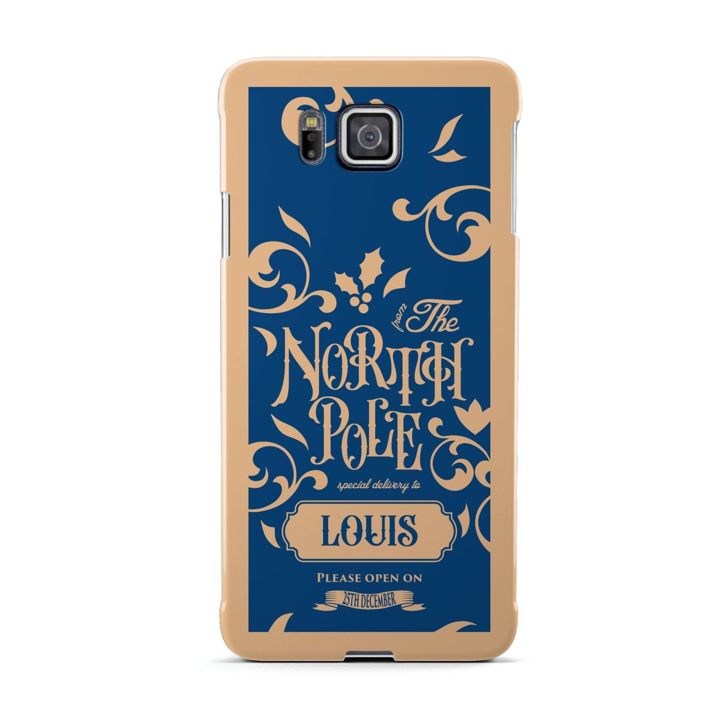 North Pole Personalised Samsung Galaxy Alpha Case