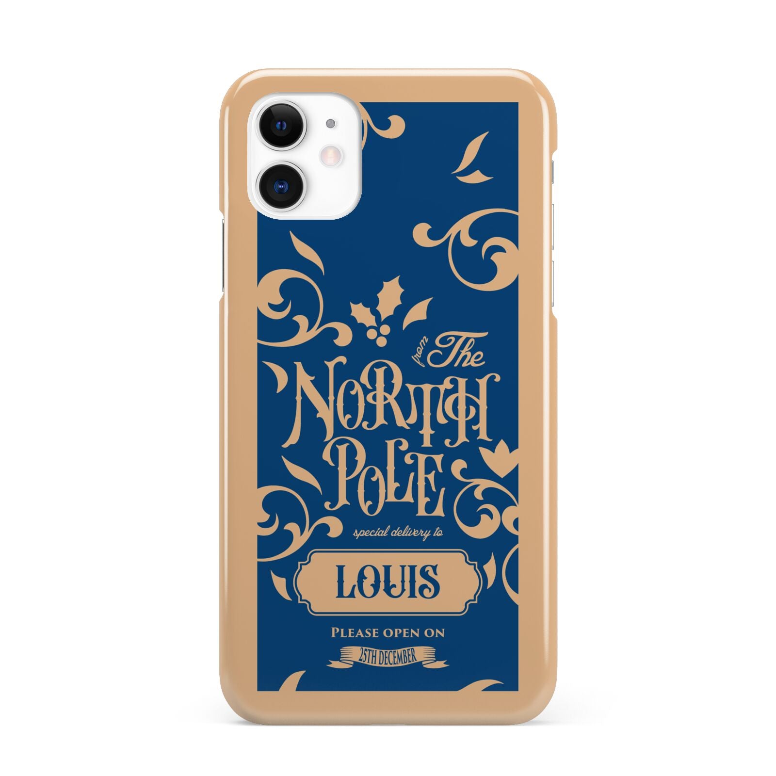 North Pole Personalised iPhone 11 3D Snap Case