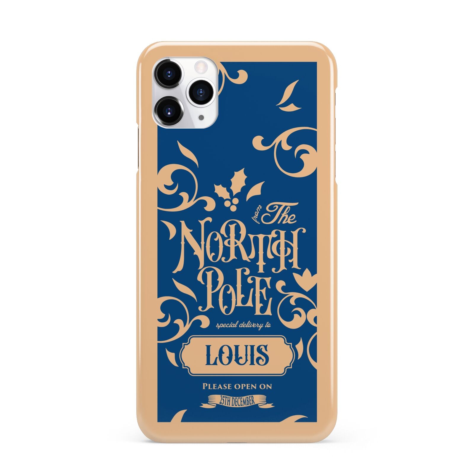 North Pole Personalised iPhone 11 Pro Max 3D Snap Case