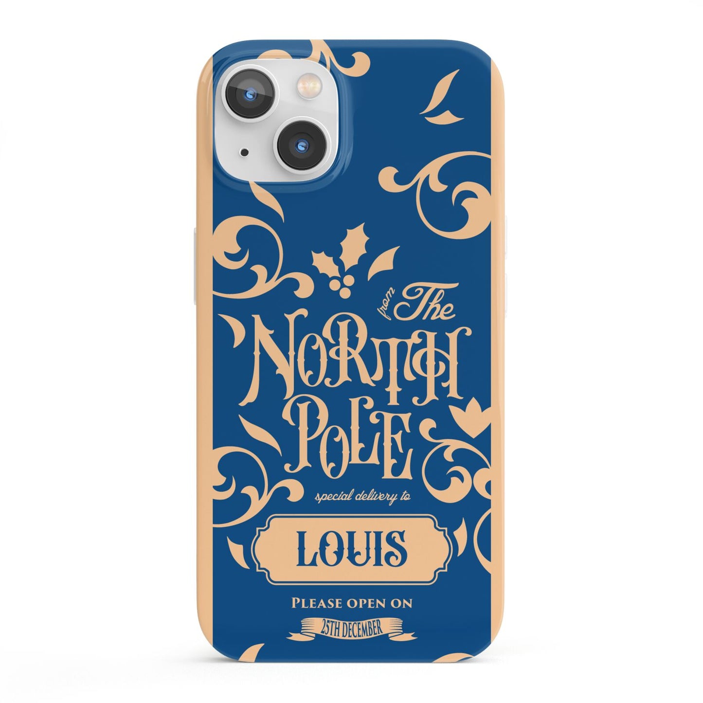 North Pole Personalised iPhone 13 Full Wrap 3D Snap Case