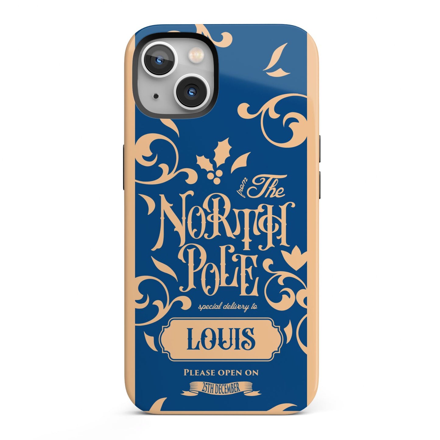 North Pole Personalised iPhone 13 Full Wrap 3D Tough Case