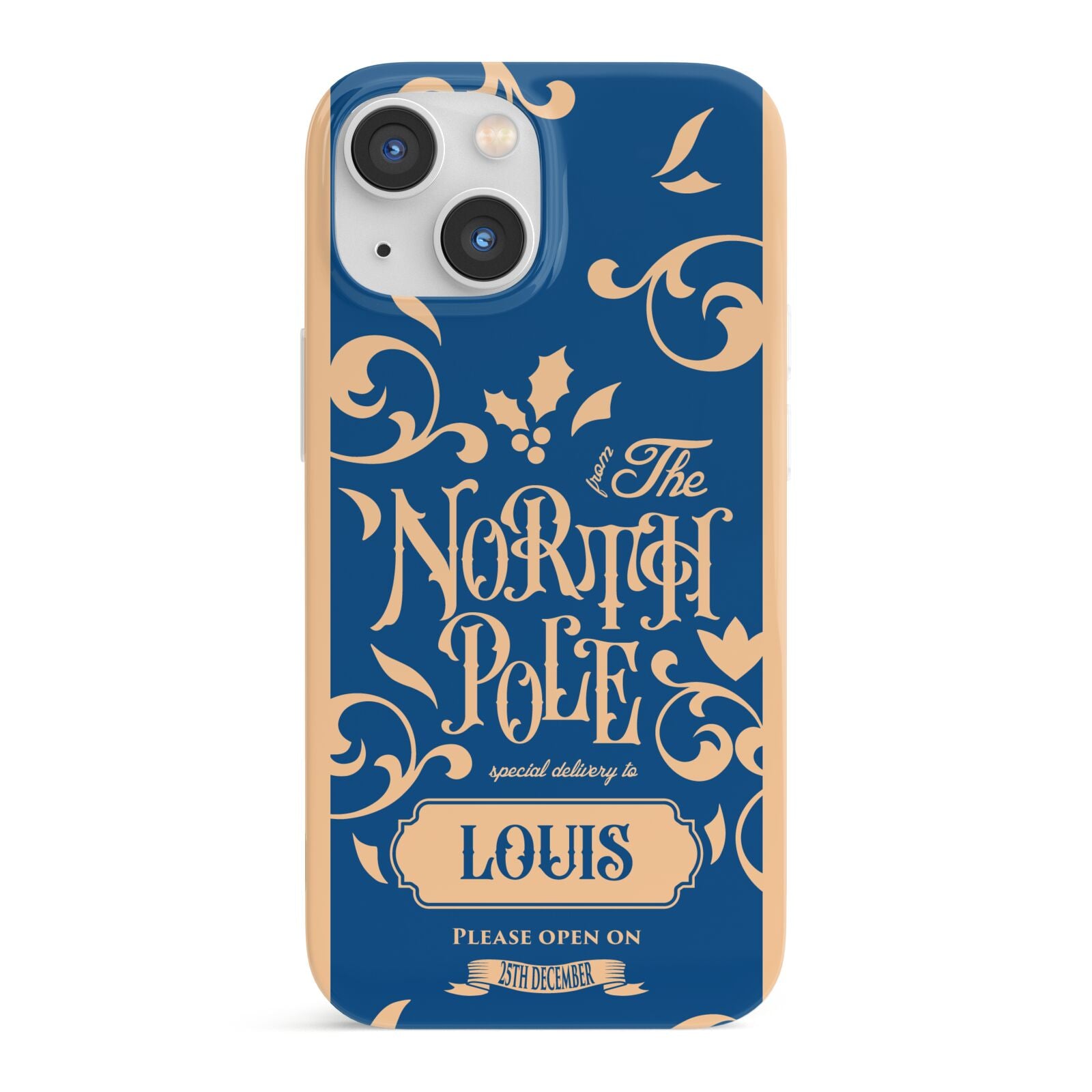 North Pole Personalised iPhone 13 Mini Full Wrap 3D Snap Case