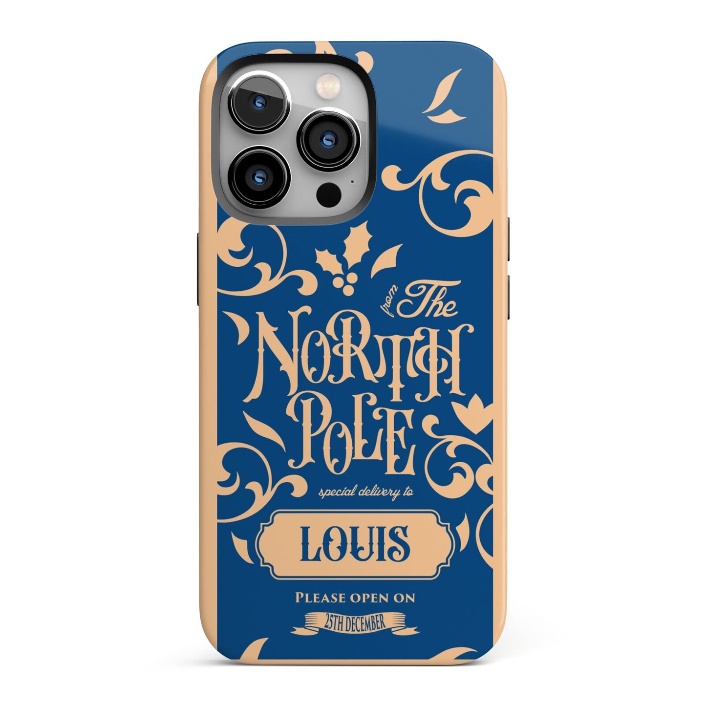 North Pole Personalised iPhone 13 Pro Full Wrap 3D Tough Case