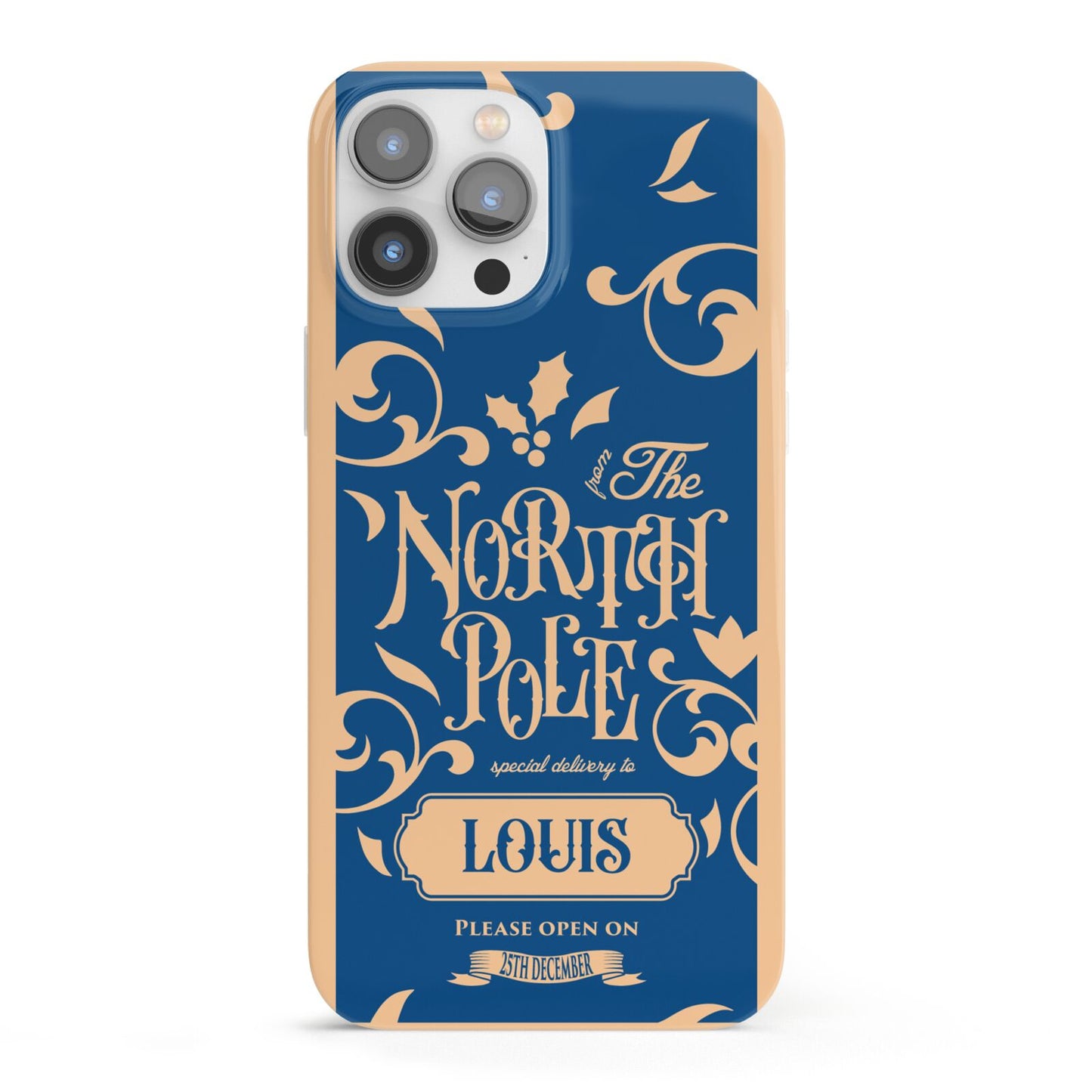 North Pole Personalised iPhone 13 Pro Max Full Wrap 3D Snap Case