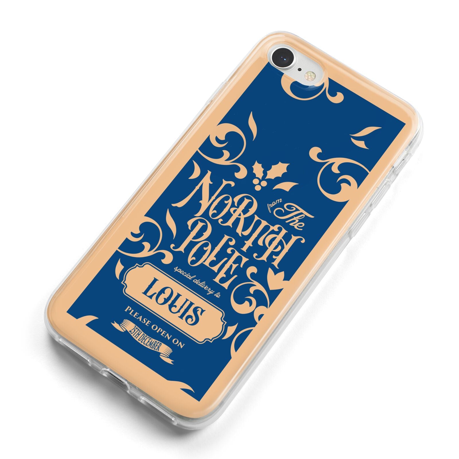 North Pole Personalised iPhone 8 Bumper Case on Silver iPhone Alternative Image