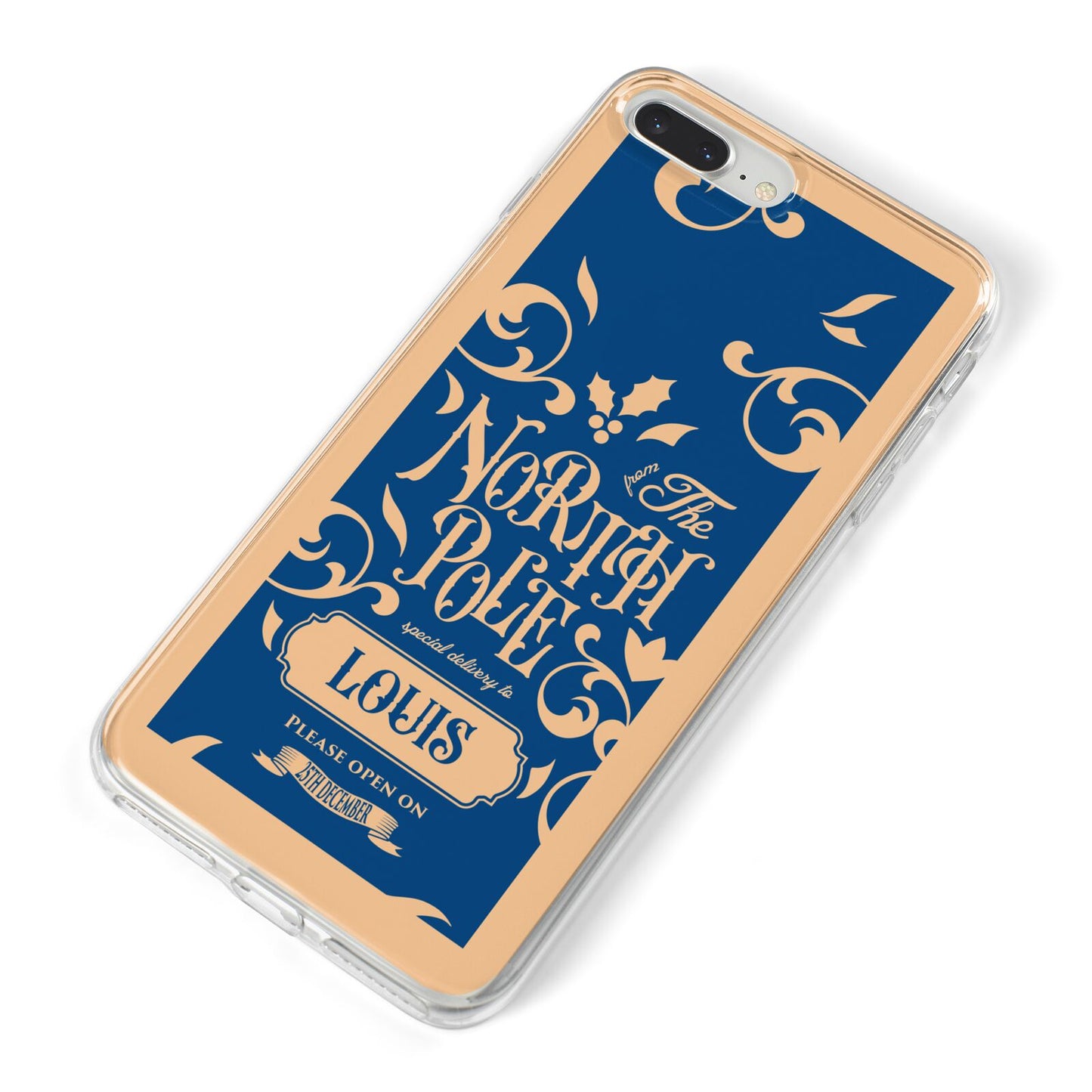 North Pole Personalised iPhone 8 Plus Bumper Case on Silver iPhone Alternative Image