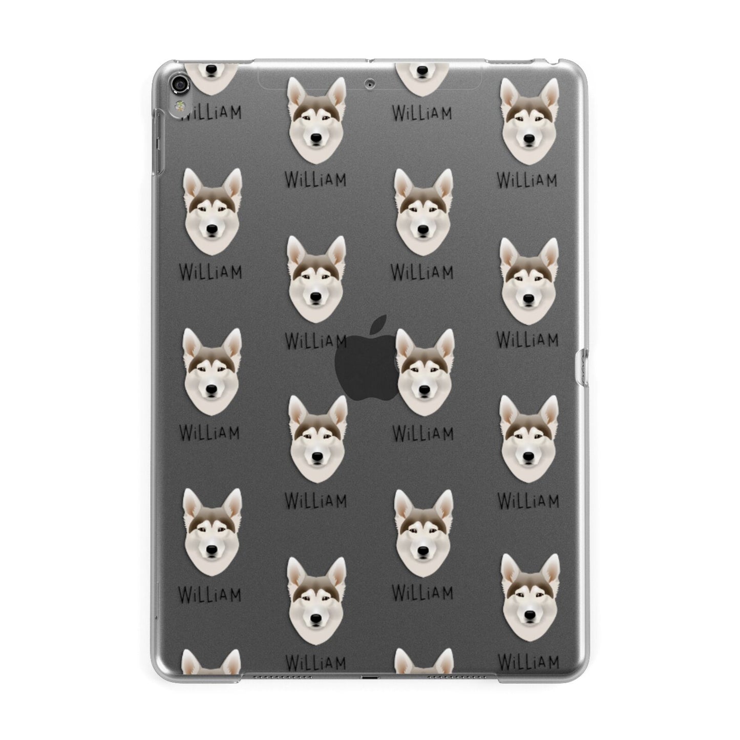 Northern Inuit Icon with Name Apple iPad Grey Case