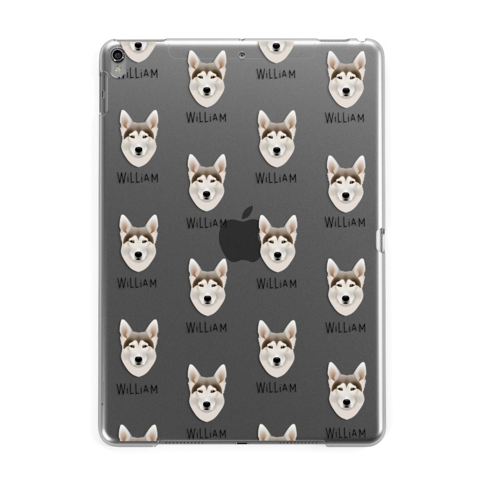 Northern Inuit Icon with Name Apple iPad Grey Case