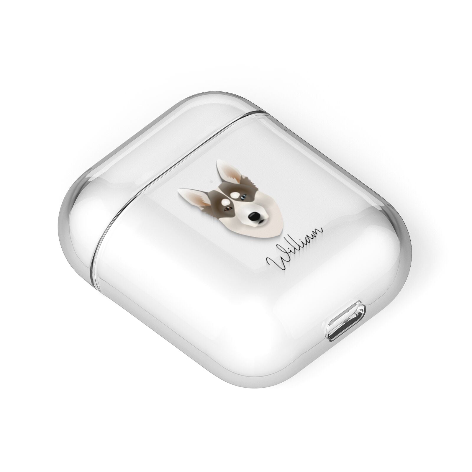 Northern Inuit Personalised AirPods Case Laid Flat