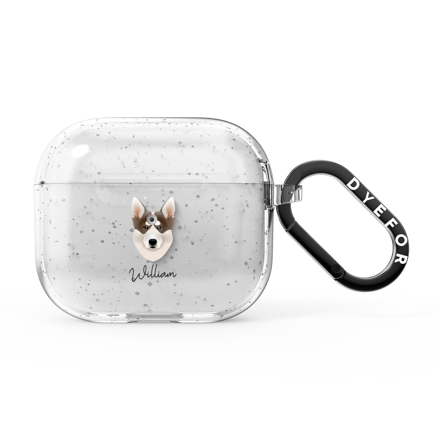 Northern Inuit Personalised AirPods Glitter Case 3rd Gen