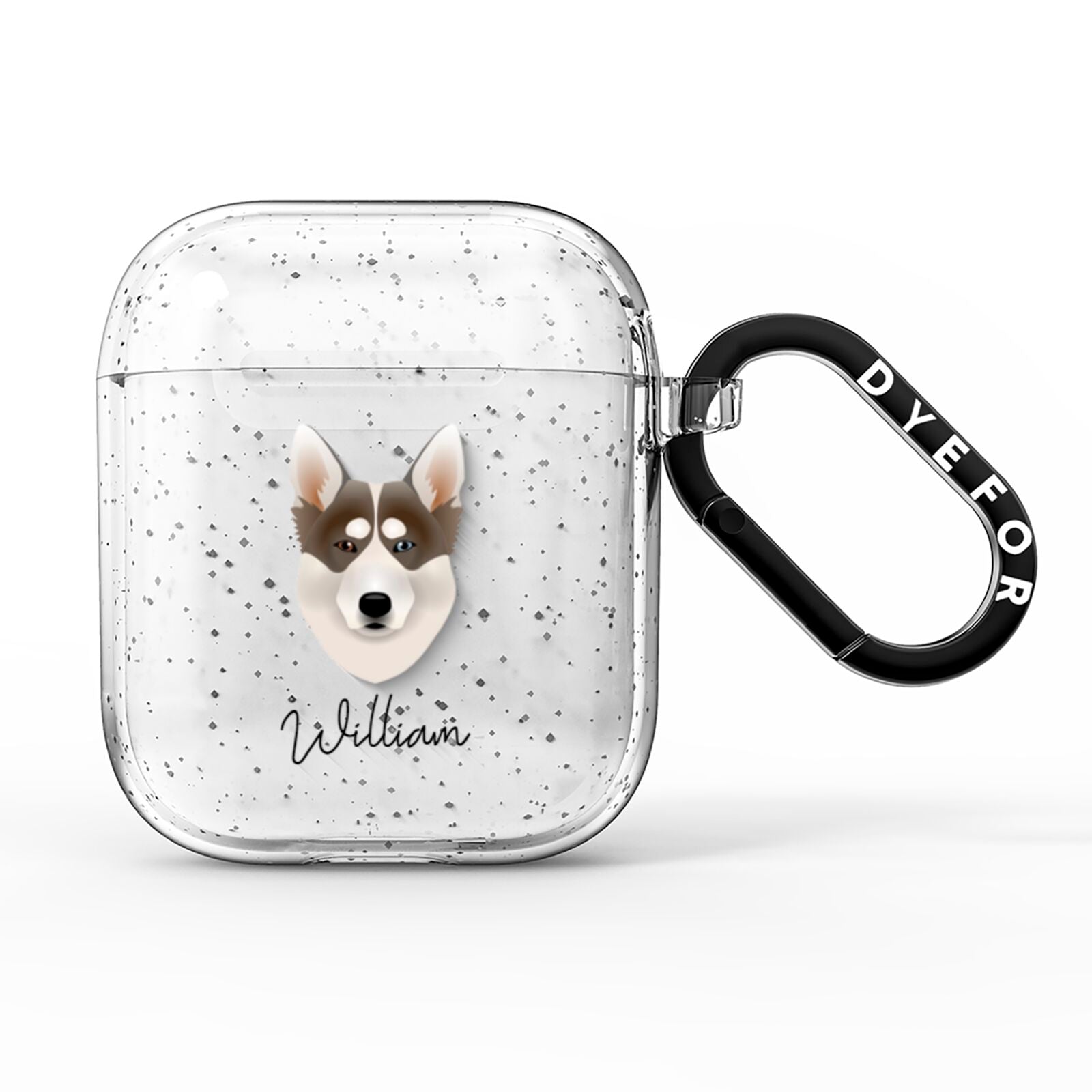 Northern Inuit Personalised AirPods Glitter Case