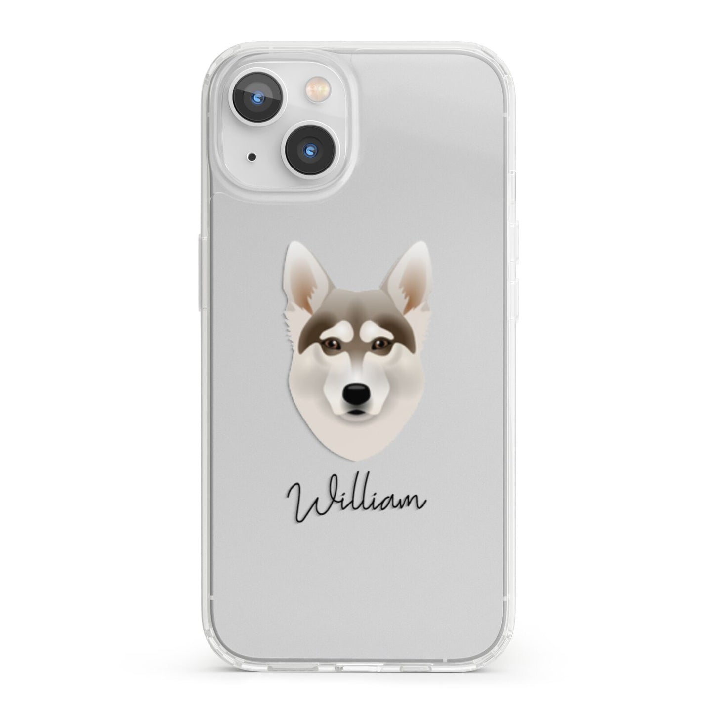 Northern Inuit Personalised iPhone 13 Clear Bumper Case