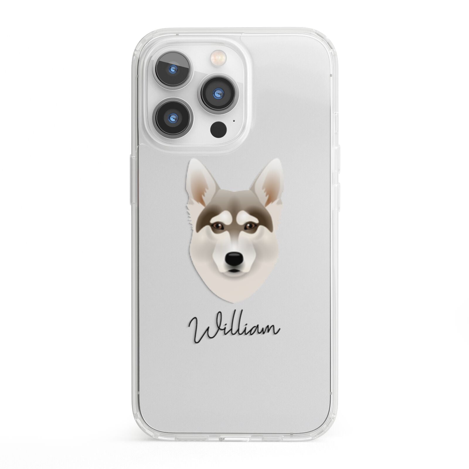Northern Inuit Personalised iPhone 13 Pro Clear Bumper Case