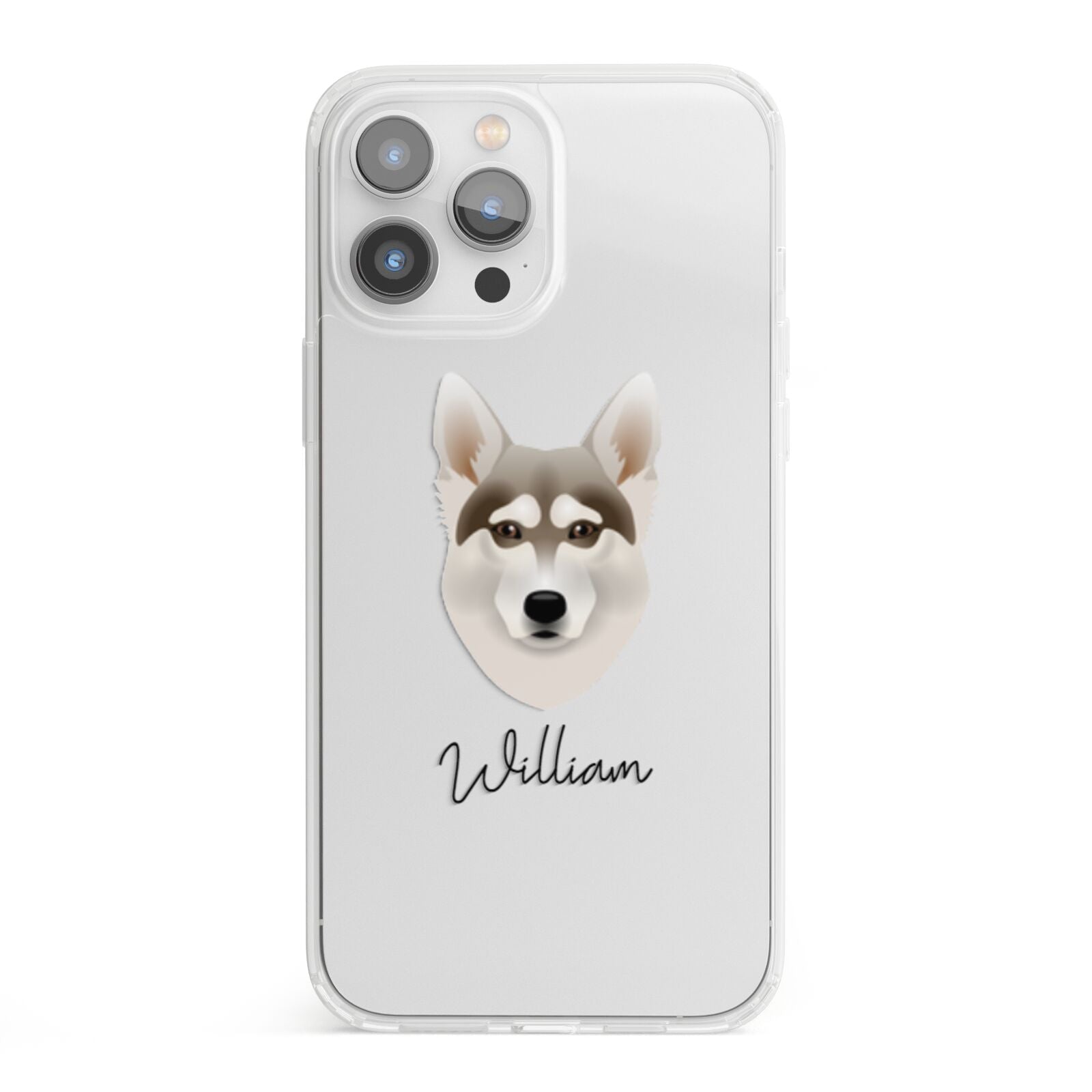 Northern Inuit Personalised iPhone 13 Pro Max Clear Bumper Case