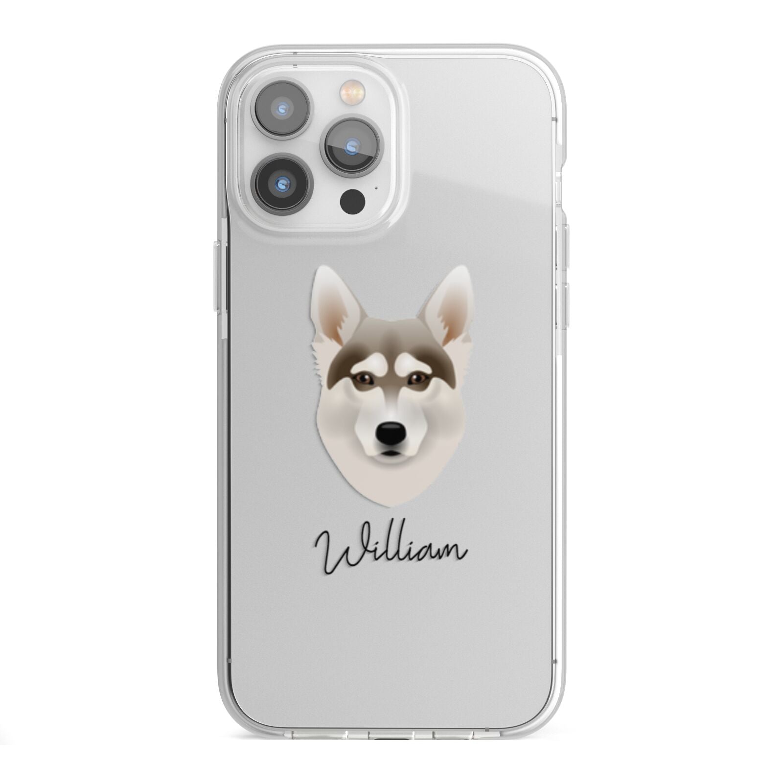 Northern Inuit Personalised iPhone 13 Pro Max TPU Impact Case with White Edges