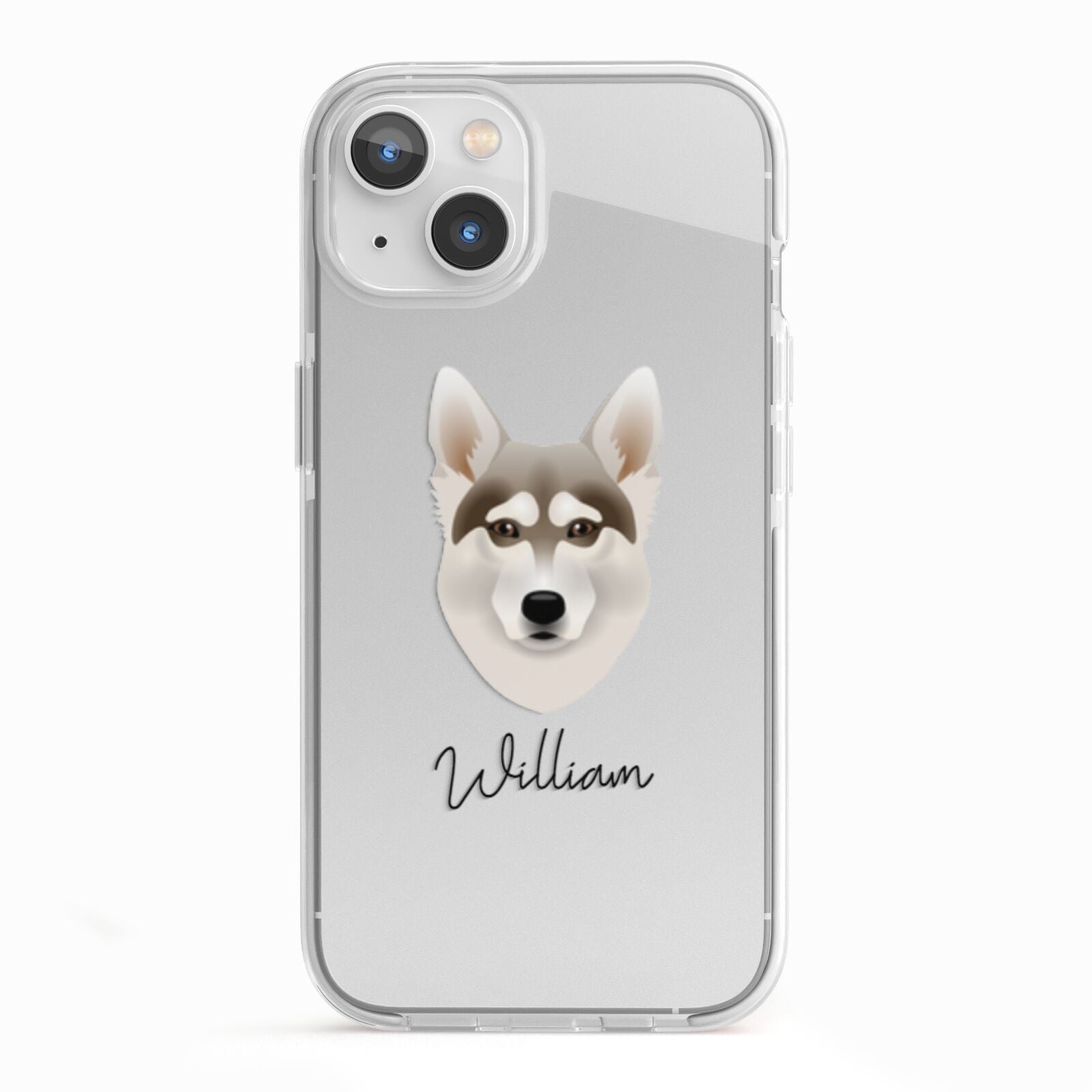 Northern Inuit Personalised iPhone 13 TPU Impact Case with White Edges