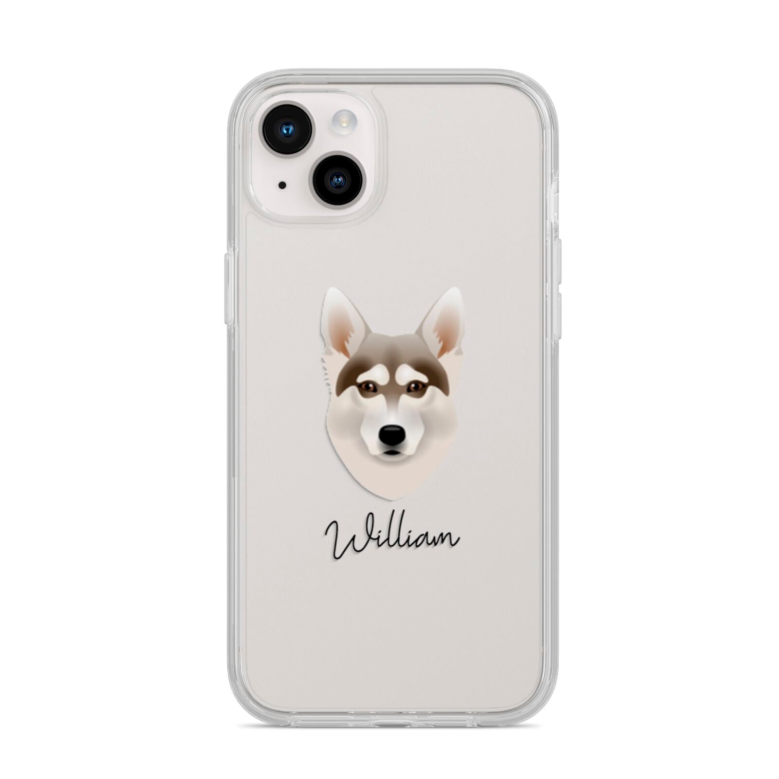 Northern Inuit Personalised iPhone 14 Plus Clear Tough Case Starlight