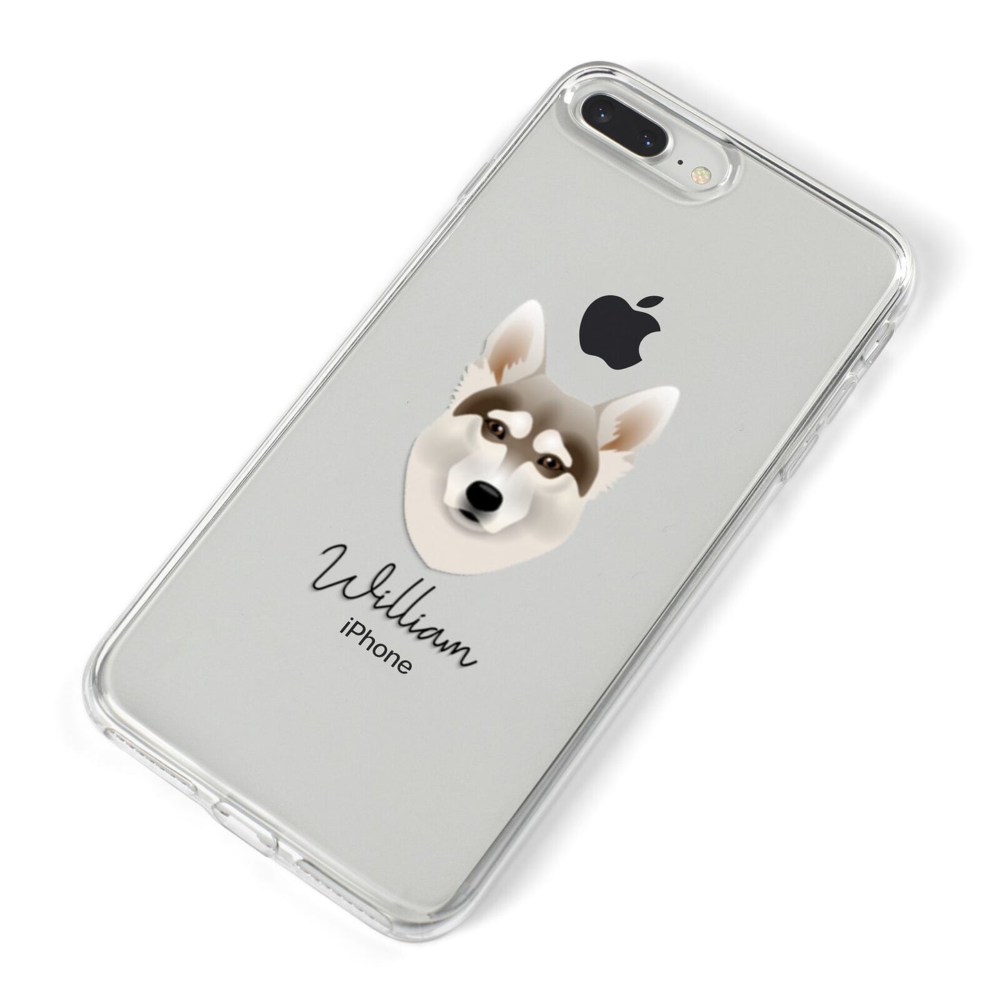 Northern Inuit Personalised iPhone 8 Plus Bumper Case on Silver iPhone Alternative Image