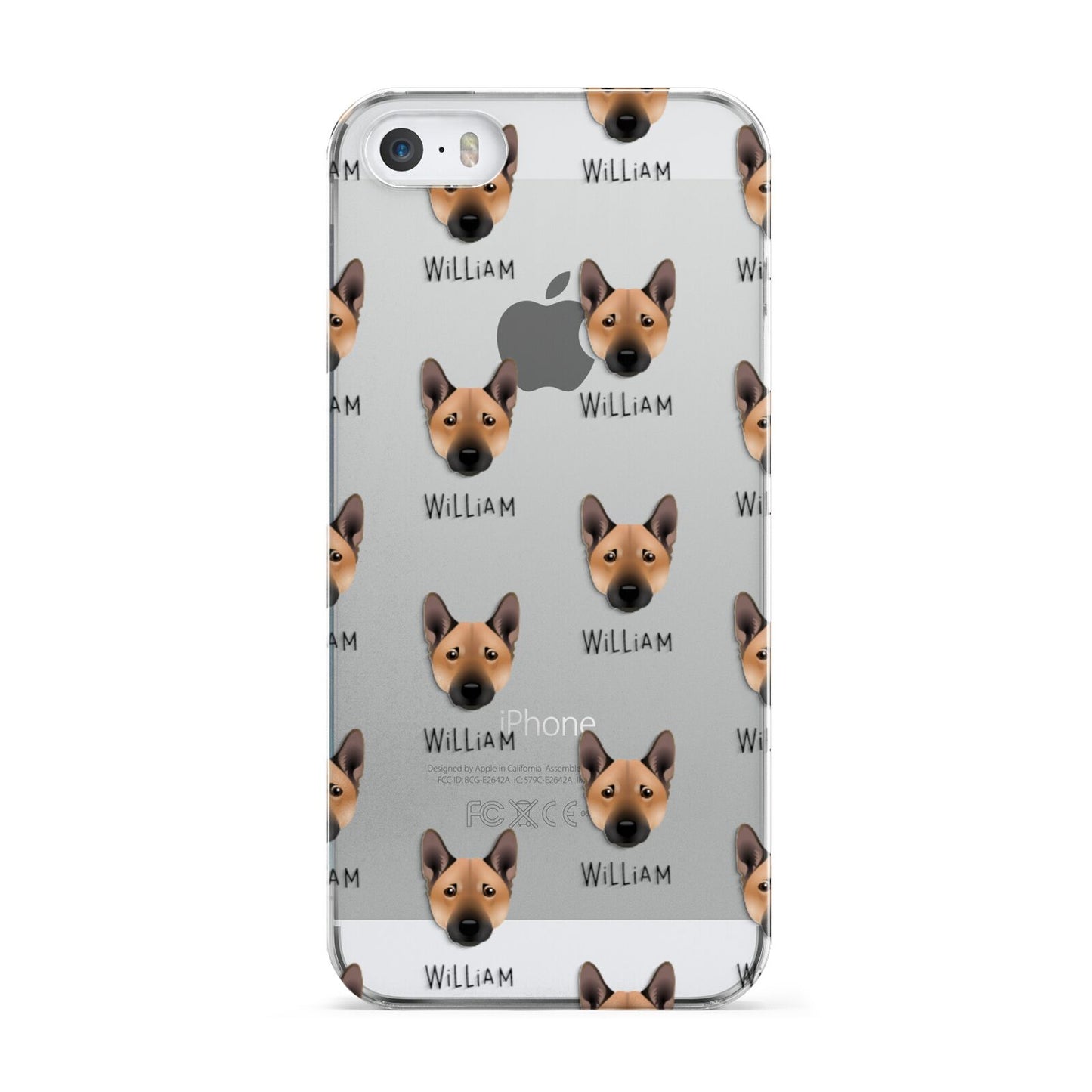 Norwegian Buhund Icon with Name Apple iPhone 5 Case