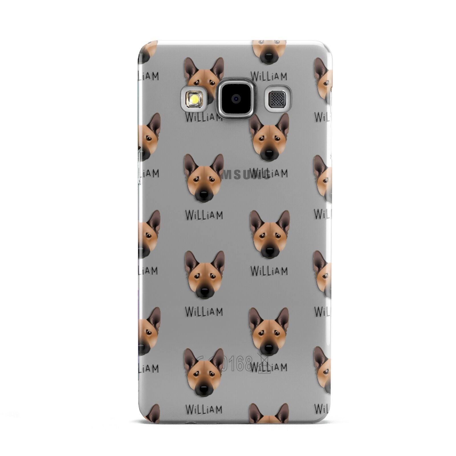 Norwegian Buhund Icon with Name Samsung Galaxy A5 Case