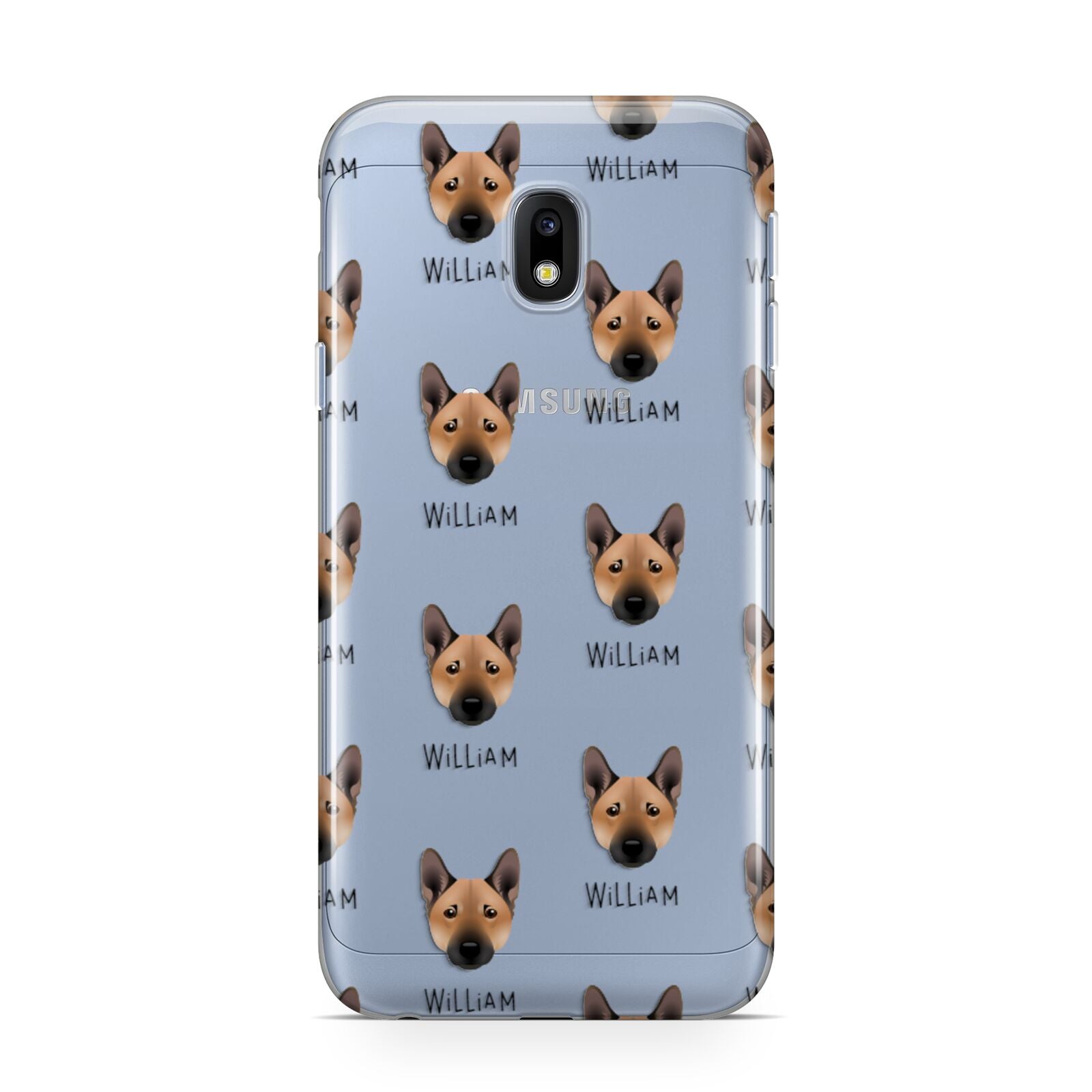 Norwegian Buhund Icon with Name Samsung Galaxy J3 2017 Case