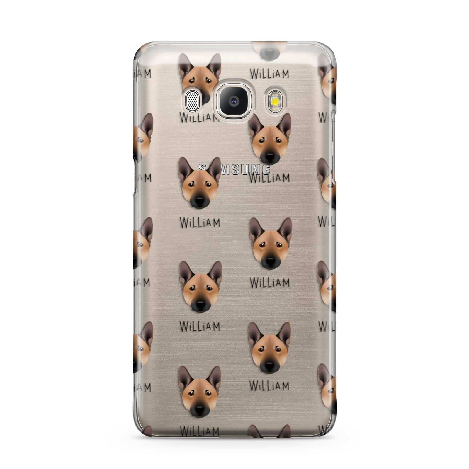 Norwegian Buhund Icon with Name Samsung Galaxy J5 2016 Case