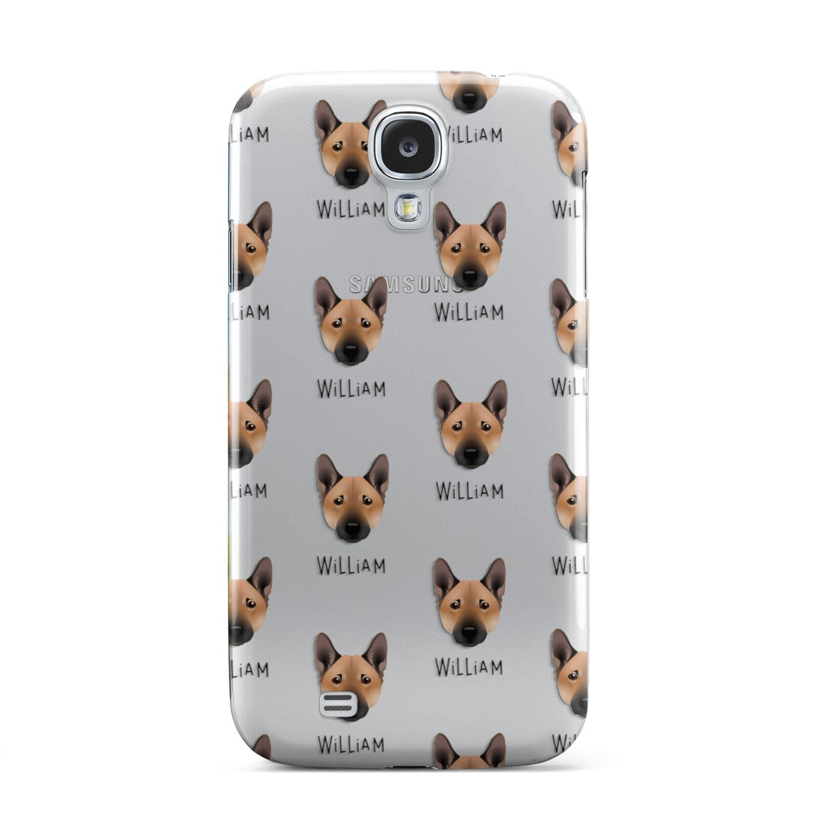 Norwegian Buhund Icon with Name Samsung Galaxy S4 Case